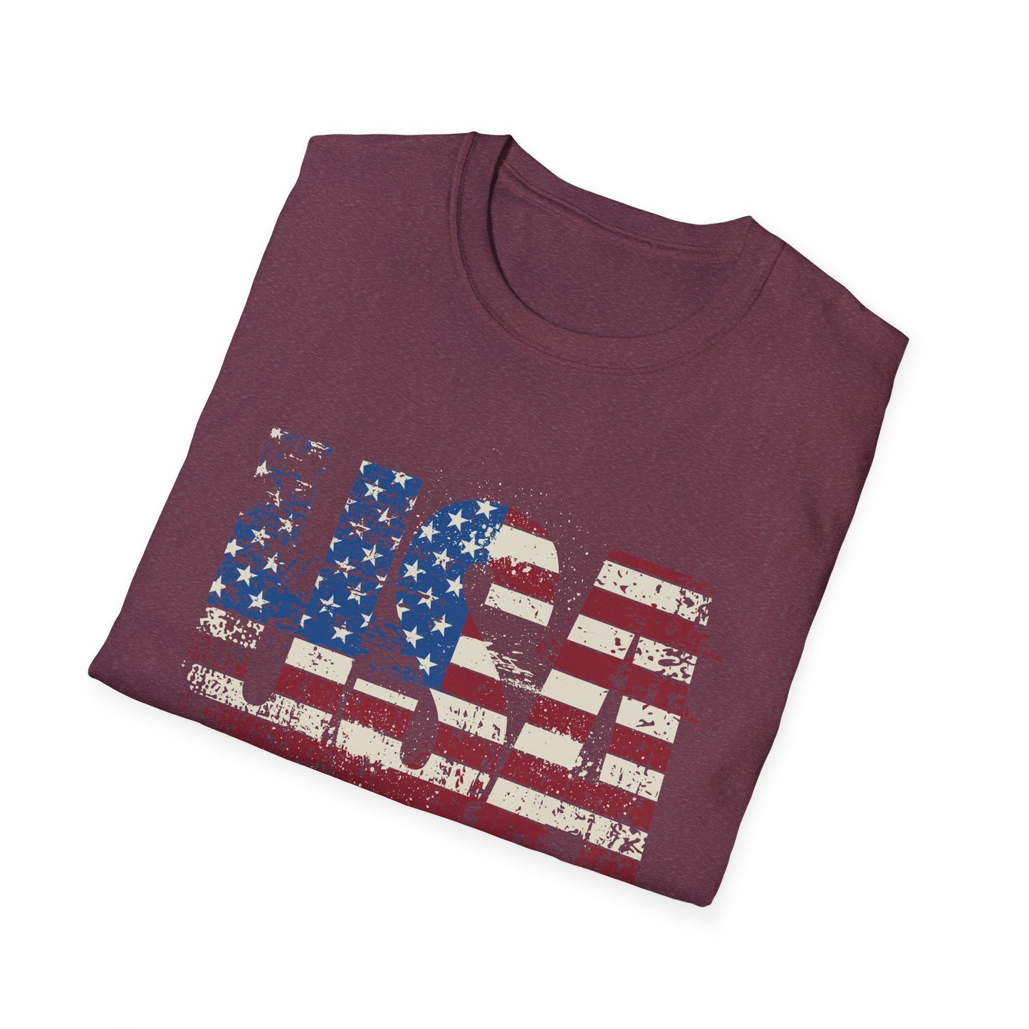 USA Pride US Flag Made in America 4th of July T-shirt