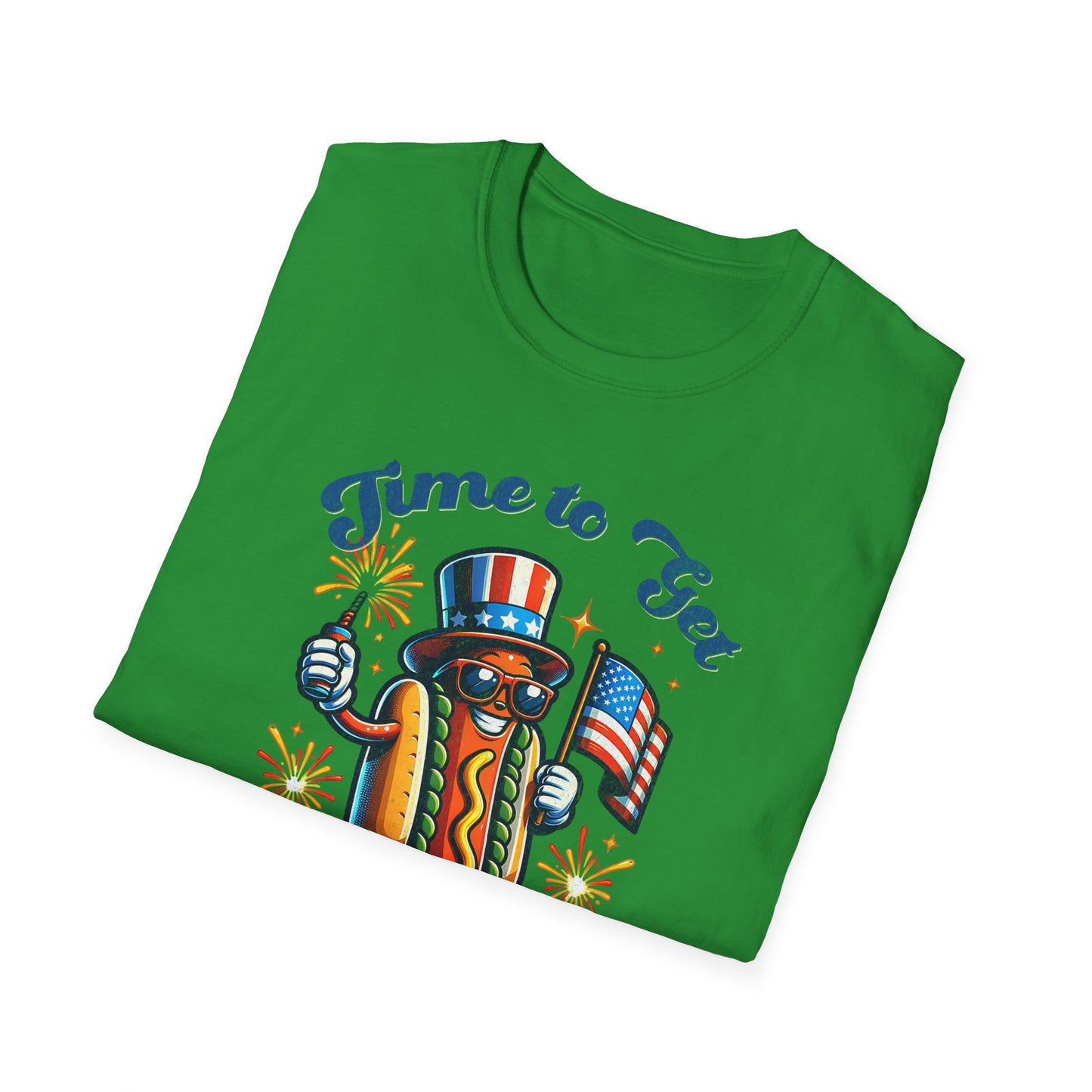 BBQ Hotdogs & Star-Spangled Shenanigans 4th of July T-shirt