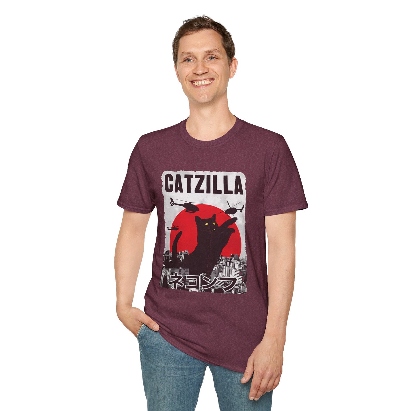 Catzilla Pop Culture Godzilla T-Shirt
