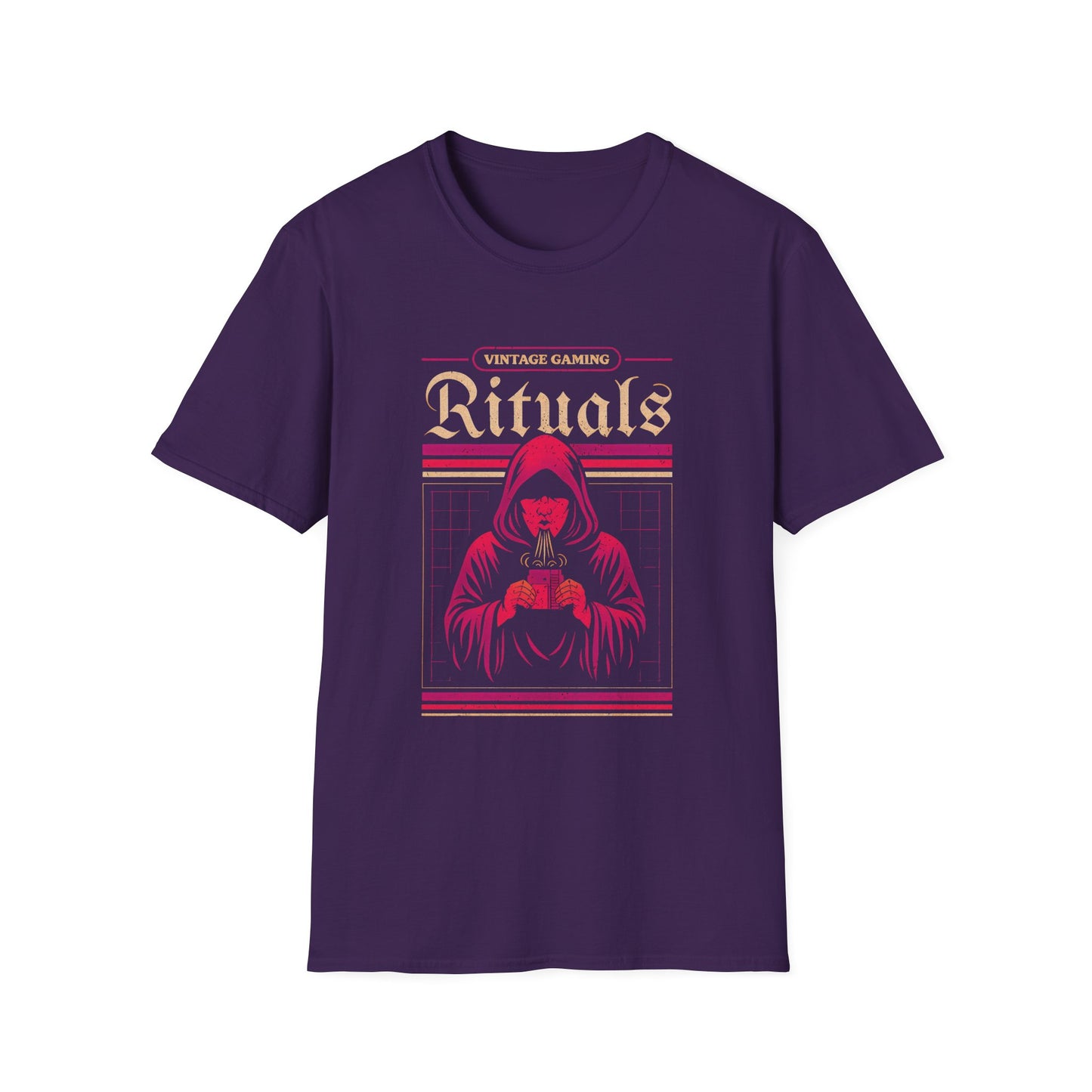 Vintage Gaming Rituals Retro Old School Gamer T-Shirt