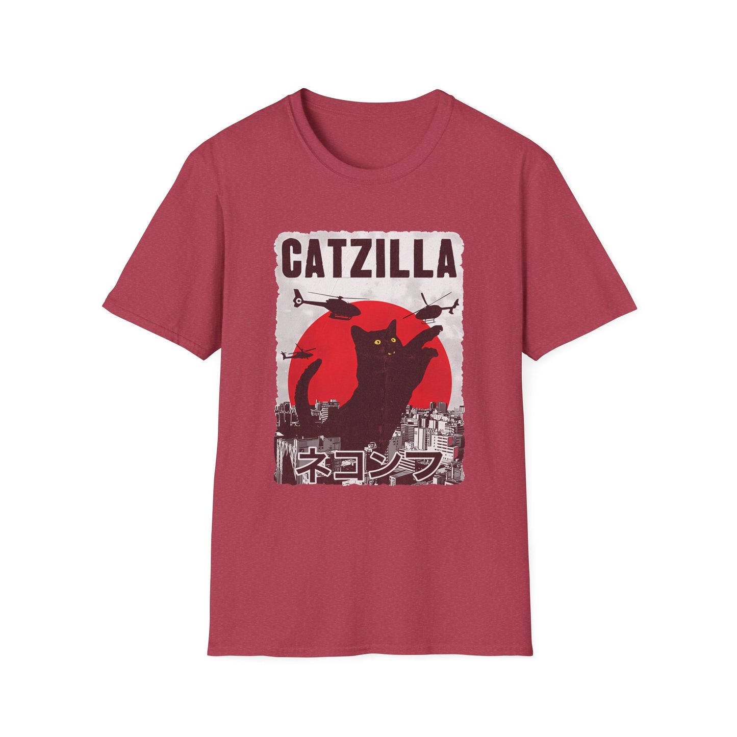 Catzilla Pop Culture Godzilla T-Shirt