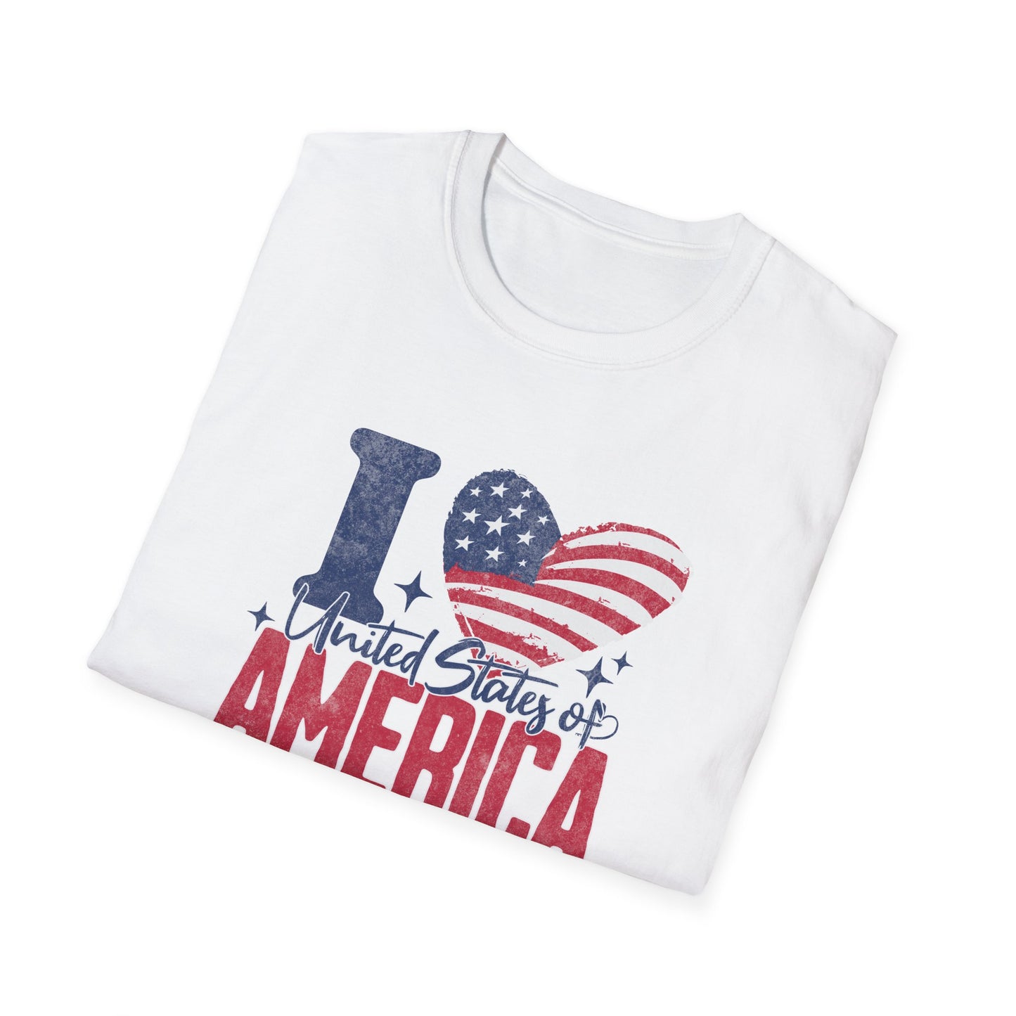 I Love United States of America 4th of July T-Shirt