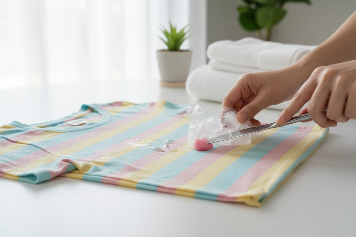 How to Remove Gum From Clothes: Smart Laundry Fixes for Saving Your Favorite Shirts