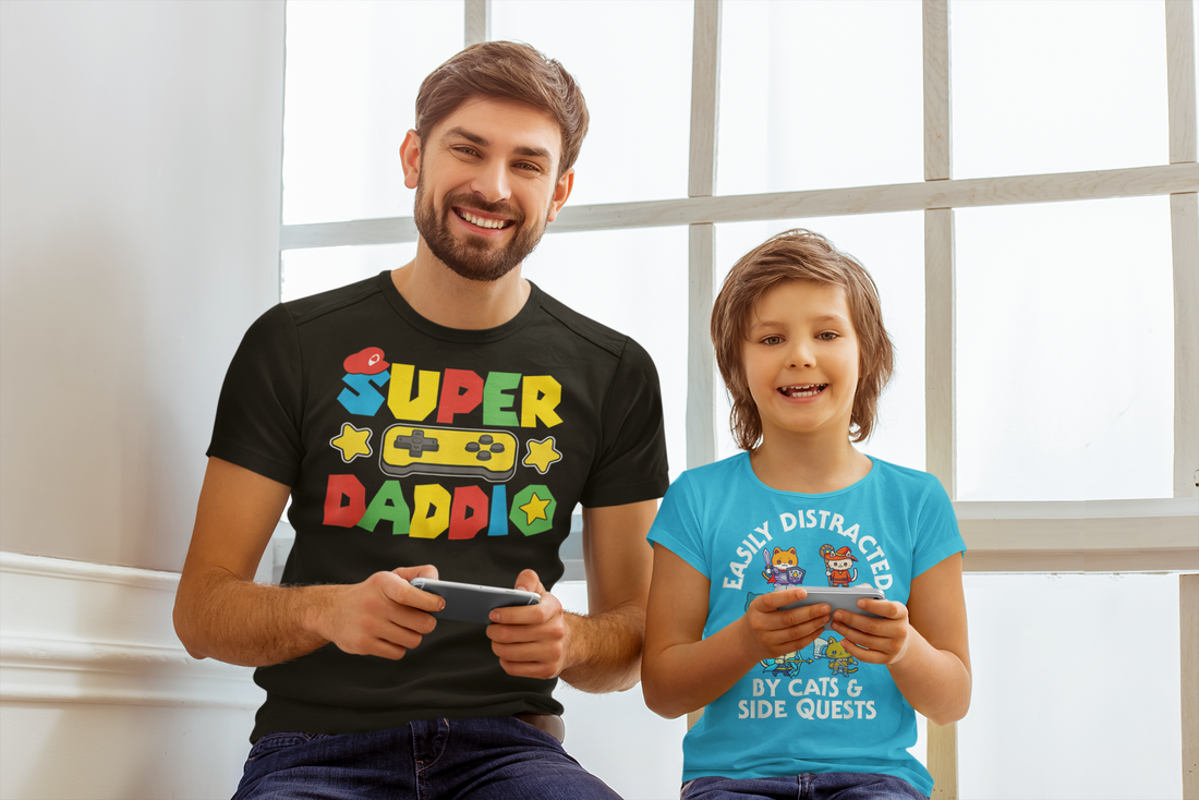 Father's Day Gamer Dad T-shirt Gifts