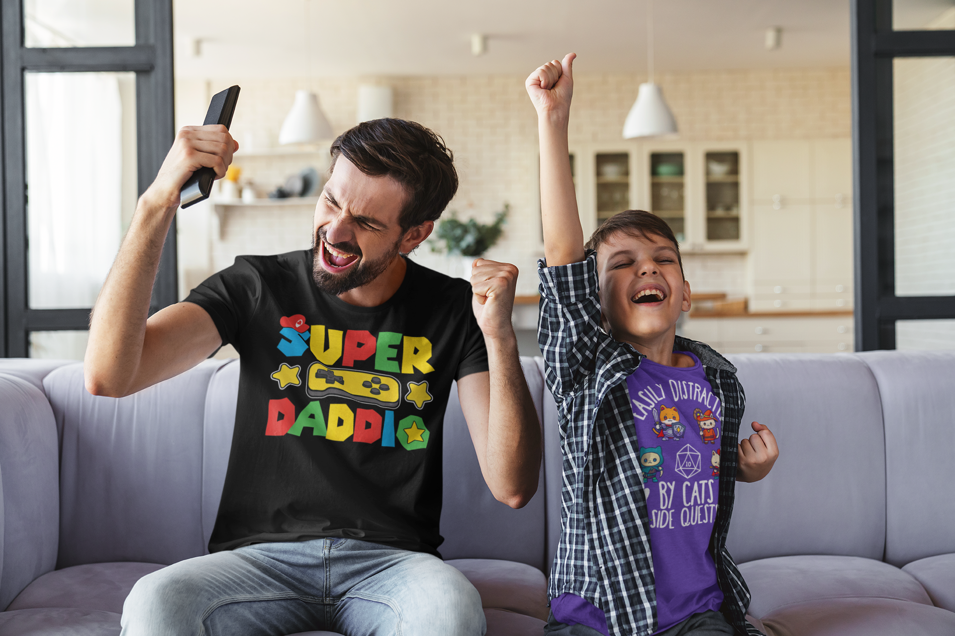 Best Custom Graphic Tees for Son & Gamer Dad Father's Day