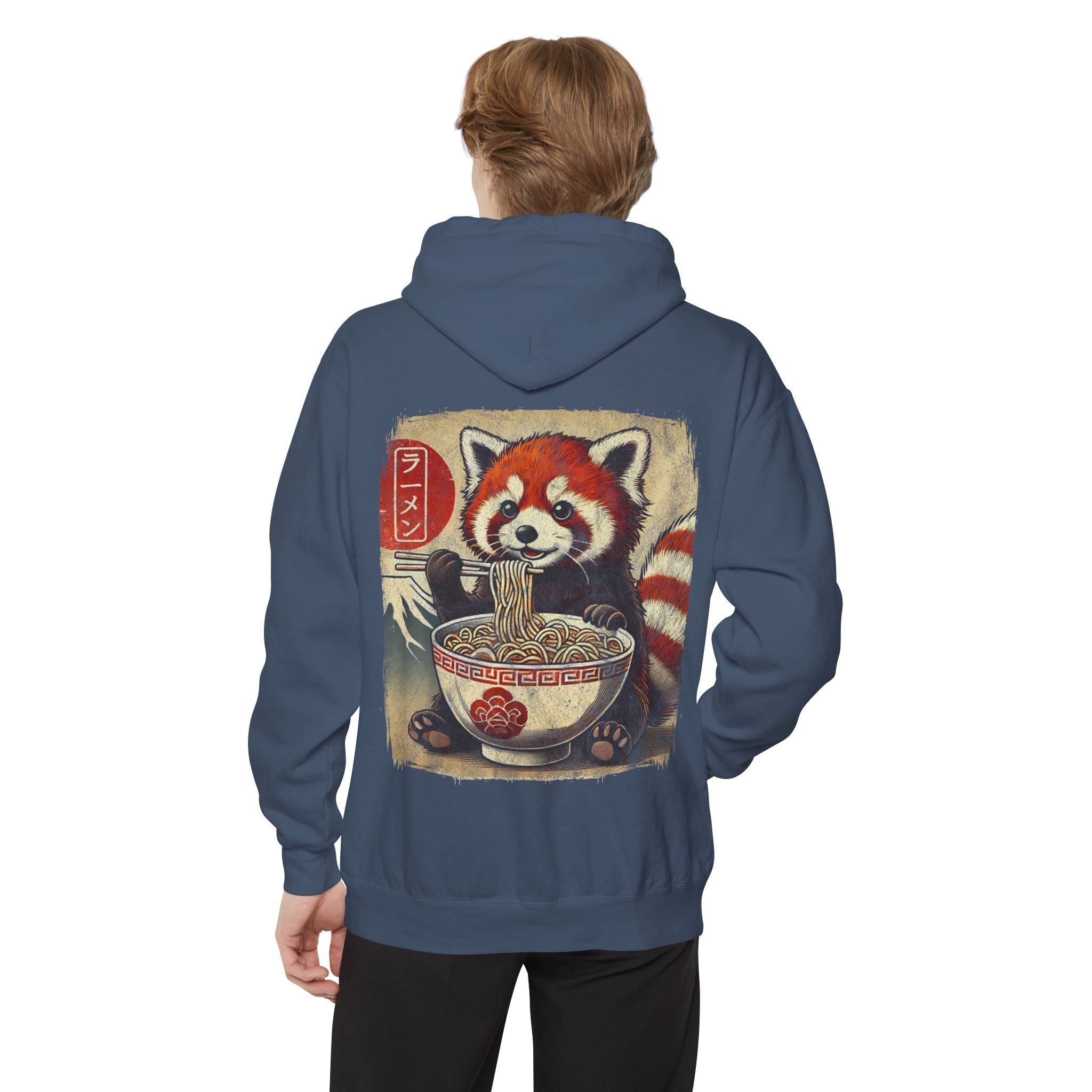 Japanese Anime Red Panda Ramen Hoodie