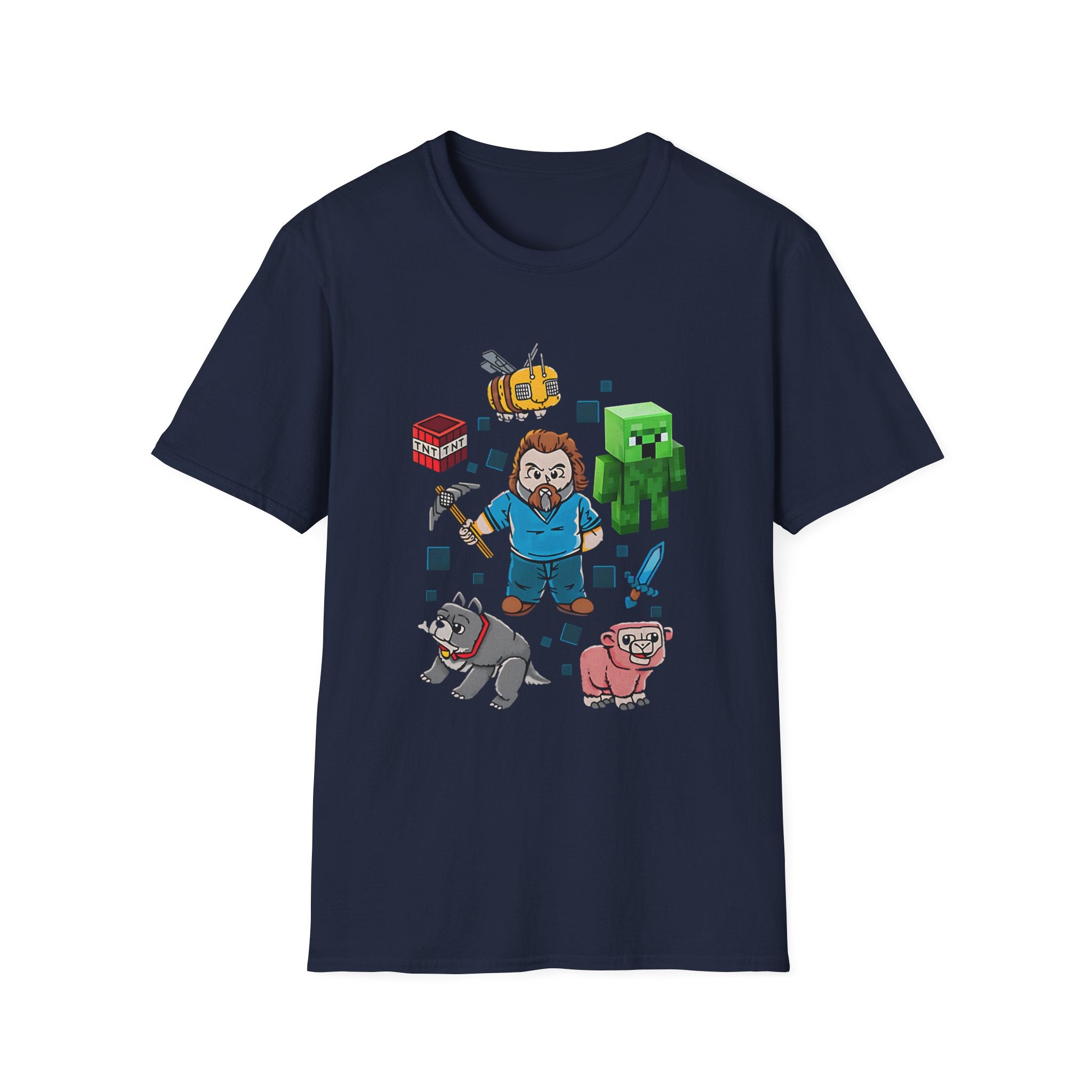 Pop Culture Mining & Crafting Funny Gaming T-Shirt