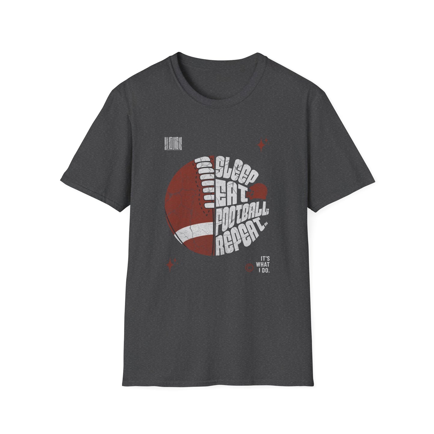 Eat Sleep Football Repeat Football Game Day T-Shirt