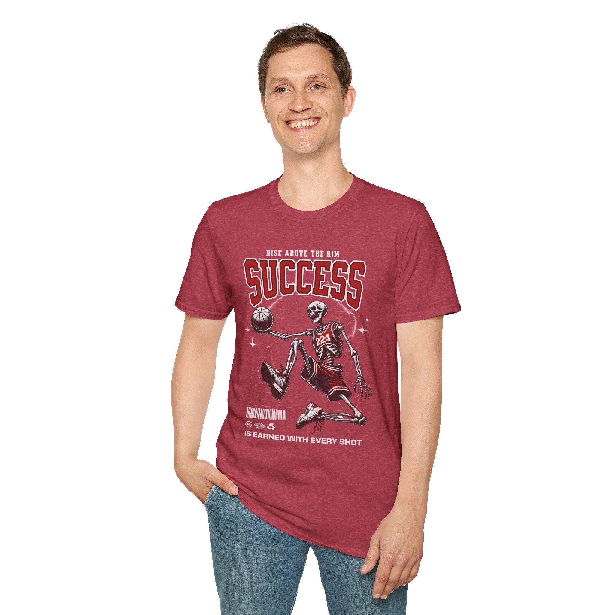 Rise Above the Rim Basketball T-Shirt