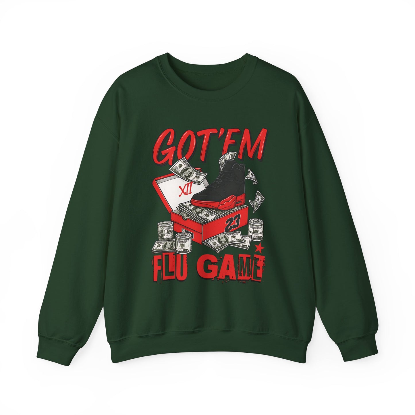 Streetwear Sneakerhead Match Jordan 12 Retro Flu Game Sweatshirt