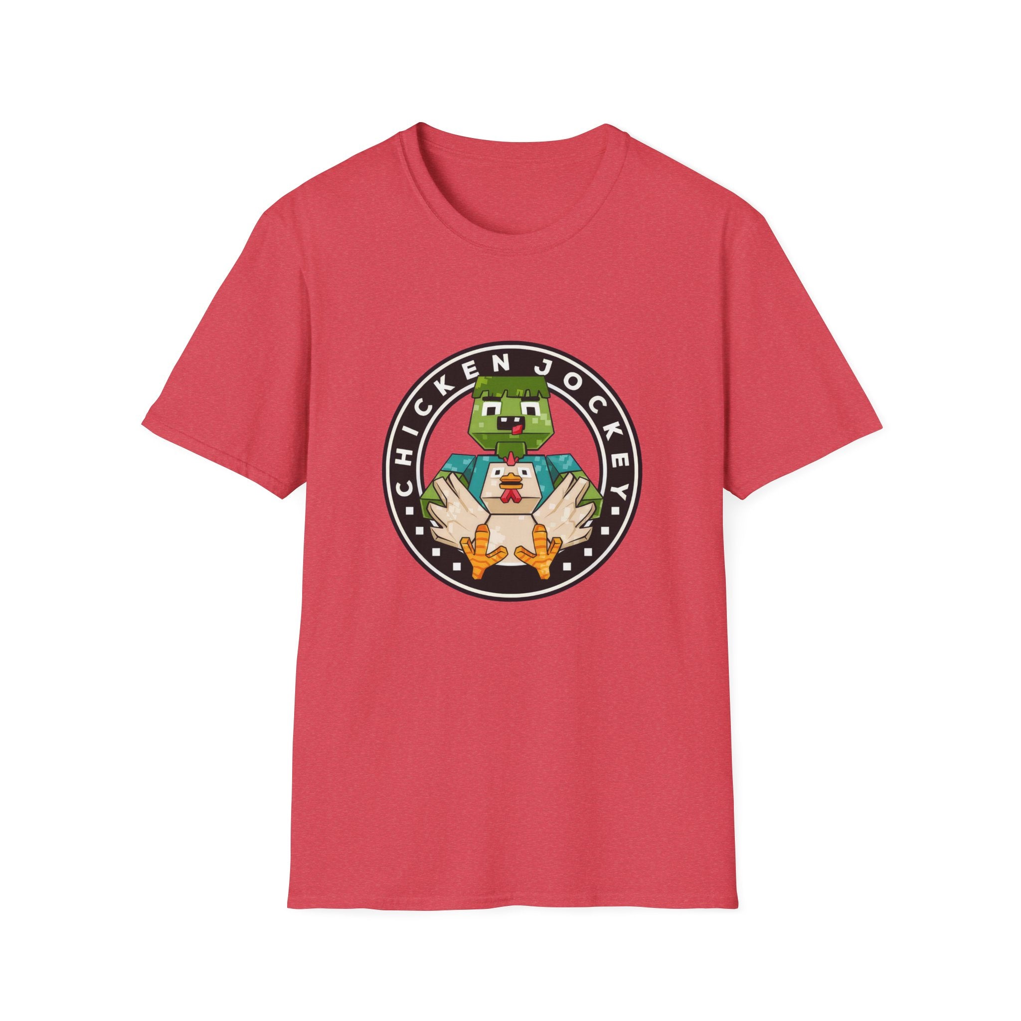 Funny Gaming Pixelated Chicken Jokey T-Shirt