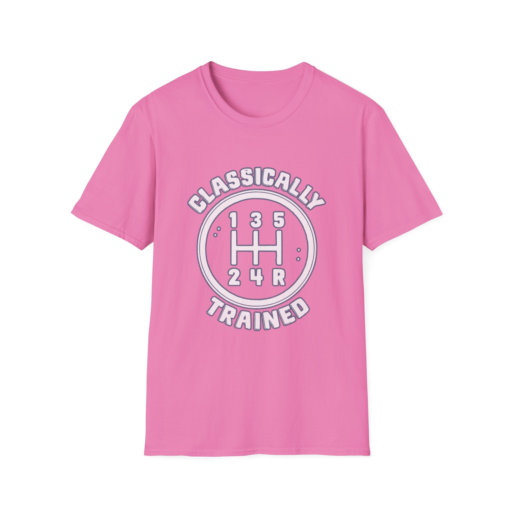 Classically Trained Stick Shift Hot Rod Gearhead Vintage Car T-Shirt