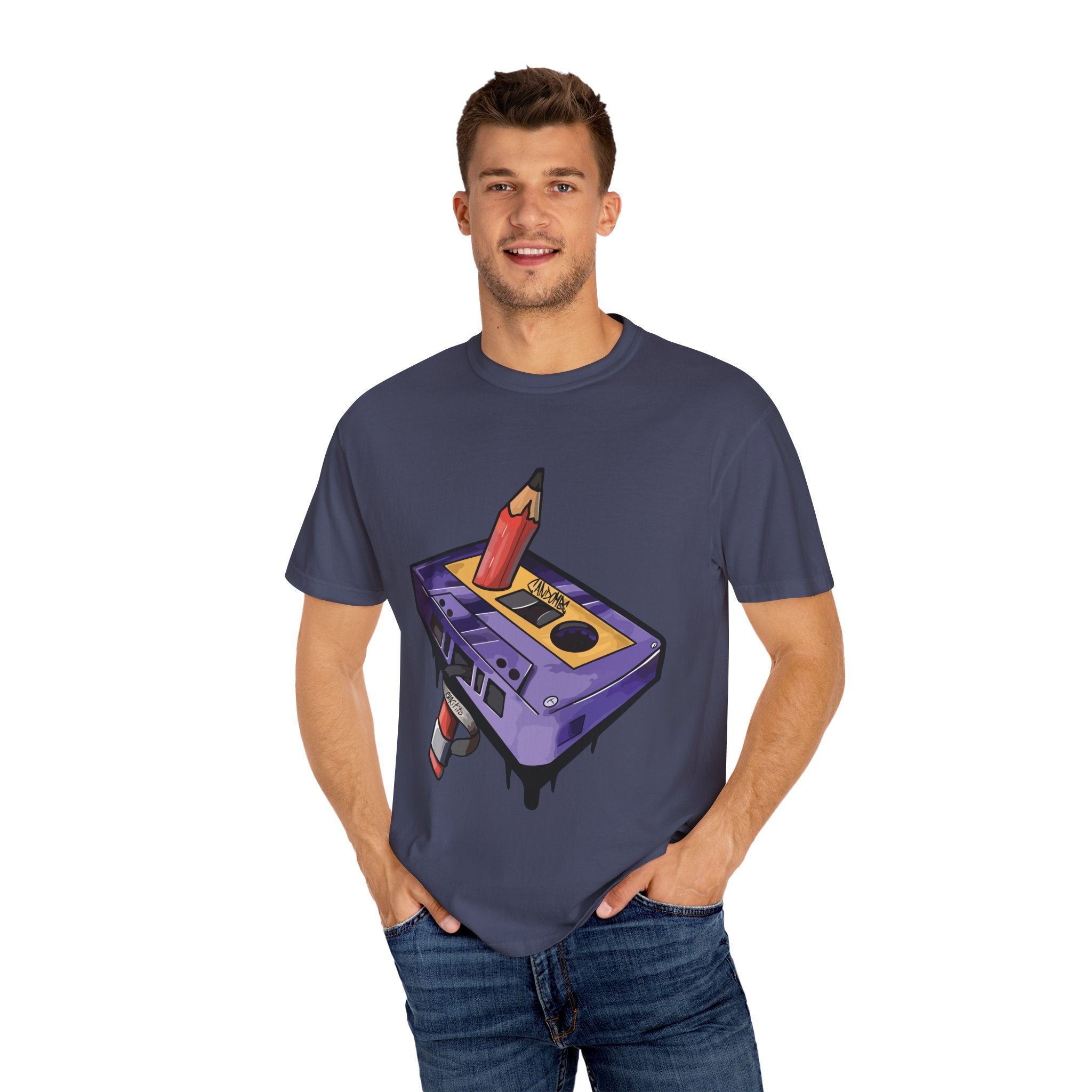 Funny Cassette Music Streetwear T-shirt