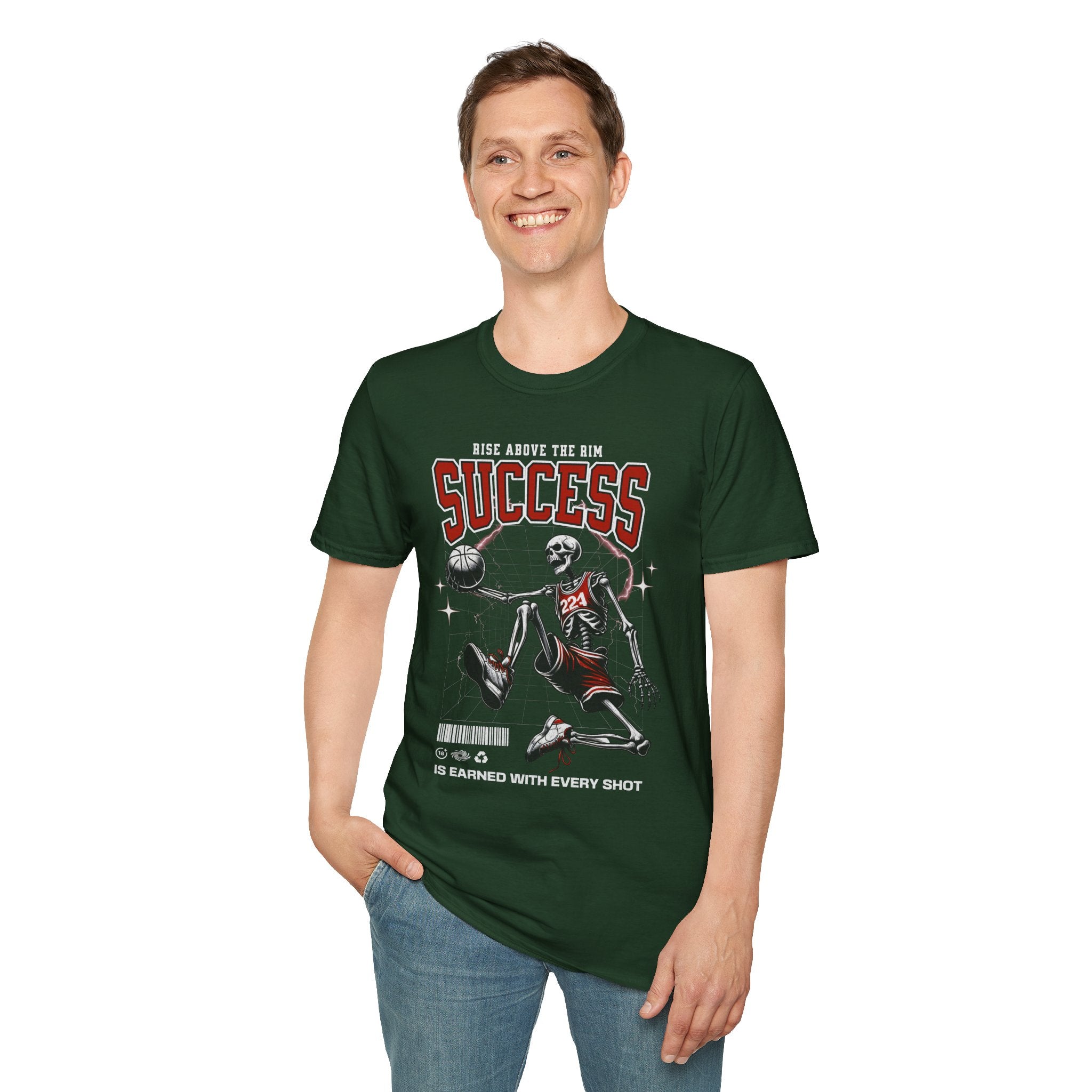 Rise Above the Rim Basketball T-Shirt