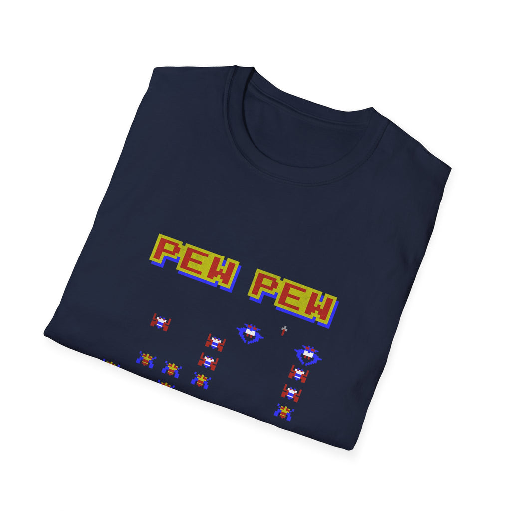 PEW PEW Retro Video Game Vintage Gaming Gamer T-Shirt
