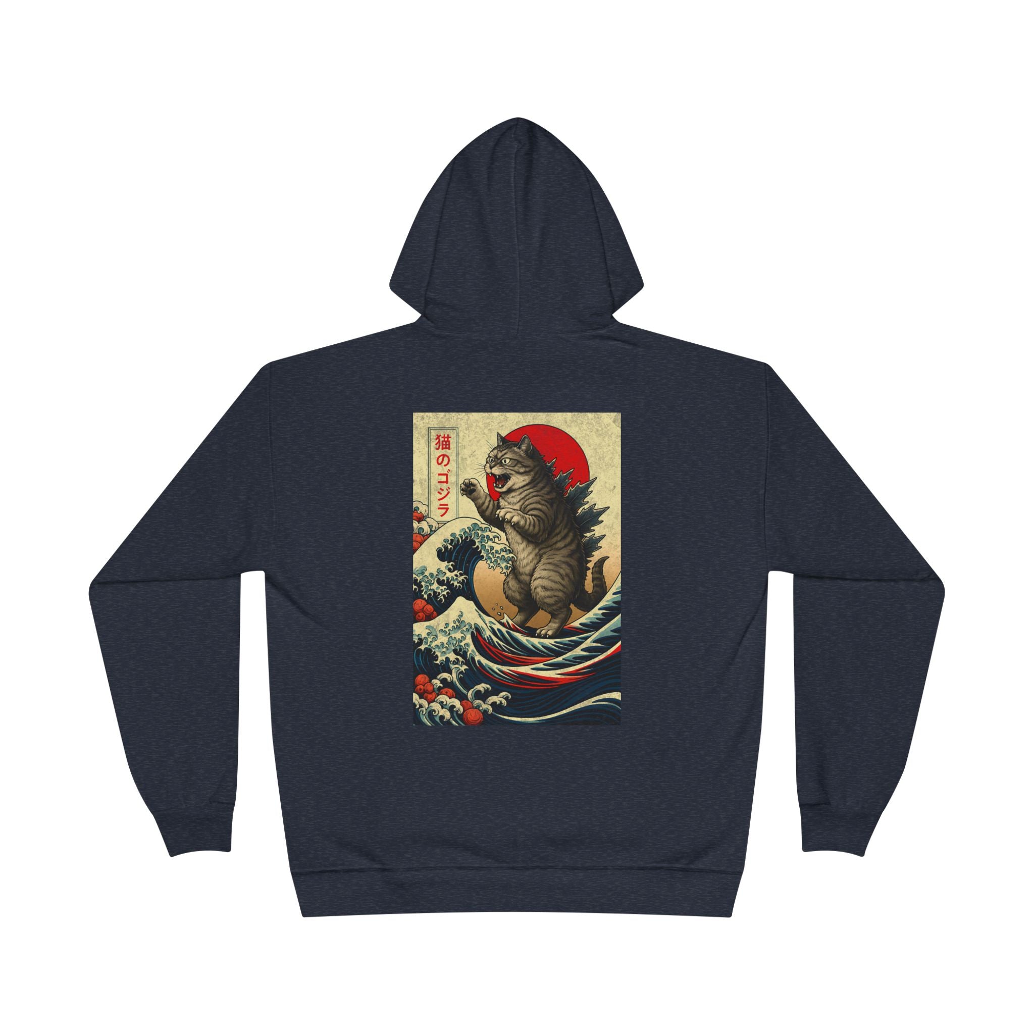 Kaiju Japan Streewear Catzilla Anime Godzilla Cat Hoodie