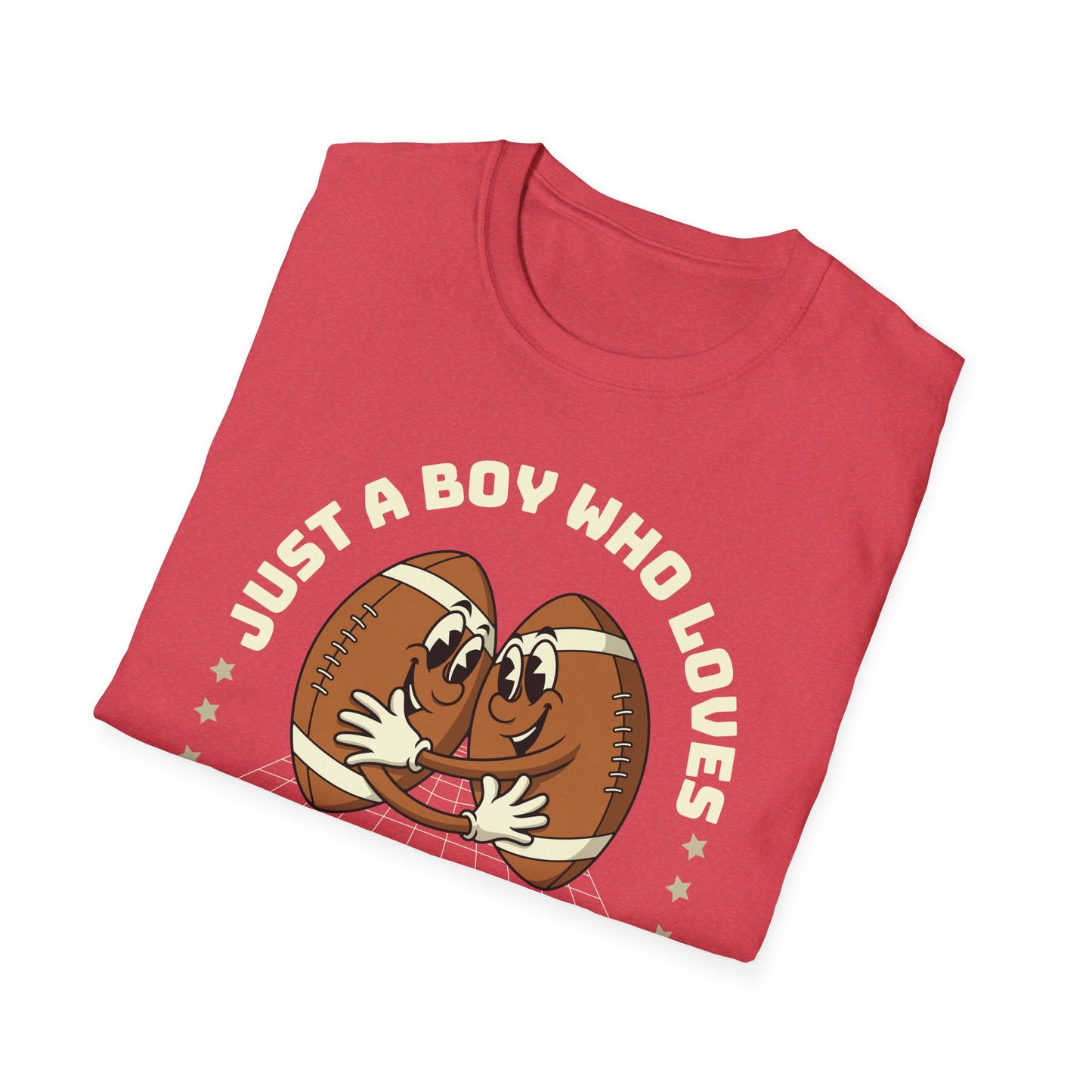 Just a Boy Who Loves Football Game Day T-Shirt