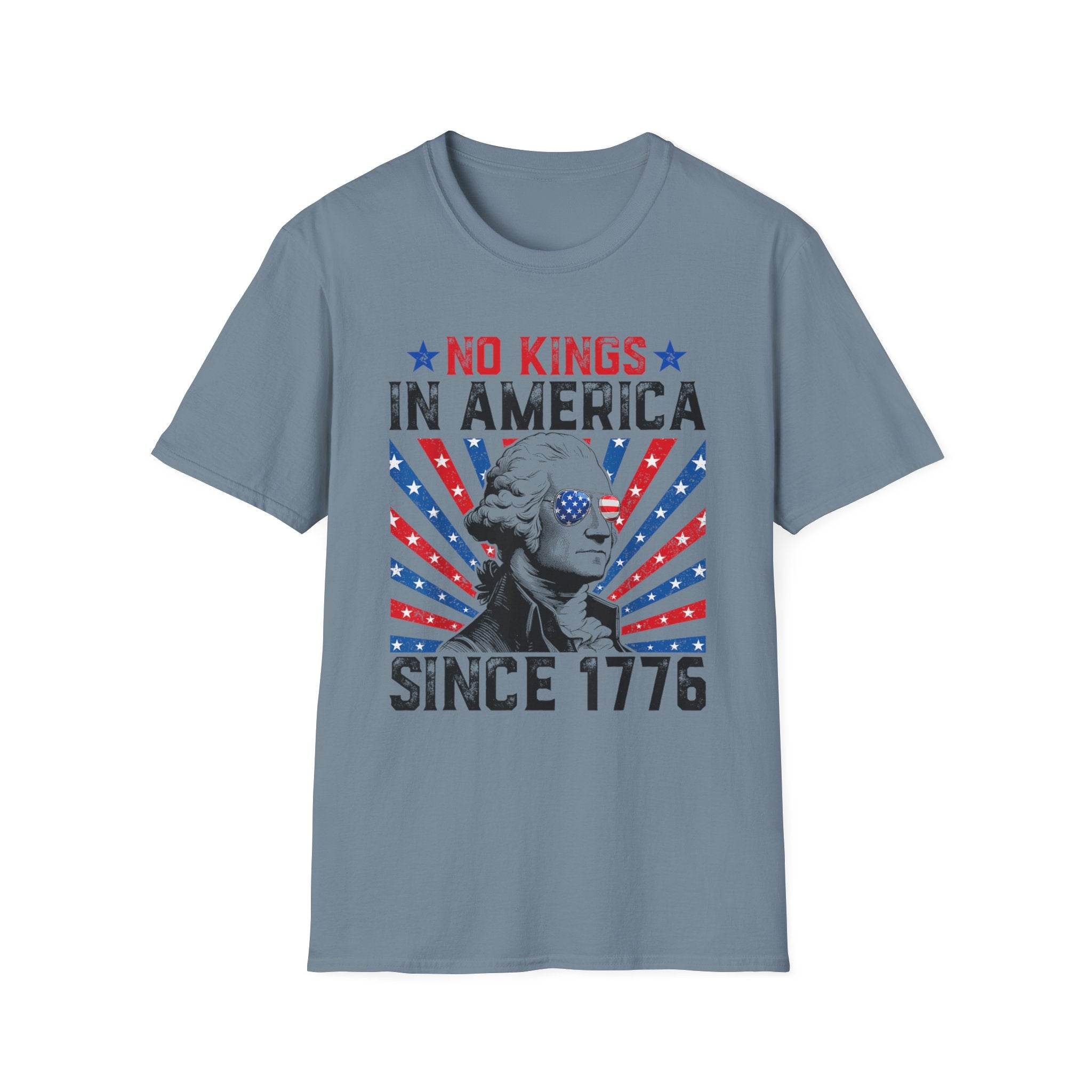 4th of July America Democracy No Kings Since 1776 T-Shirt