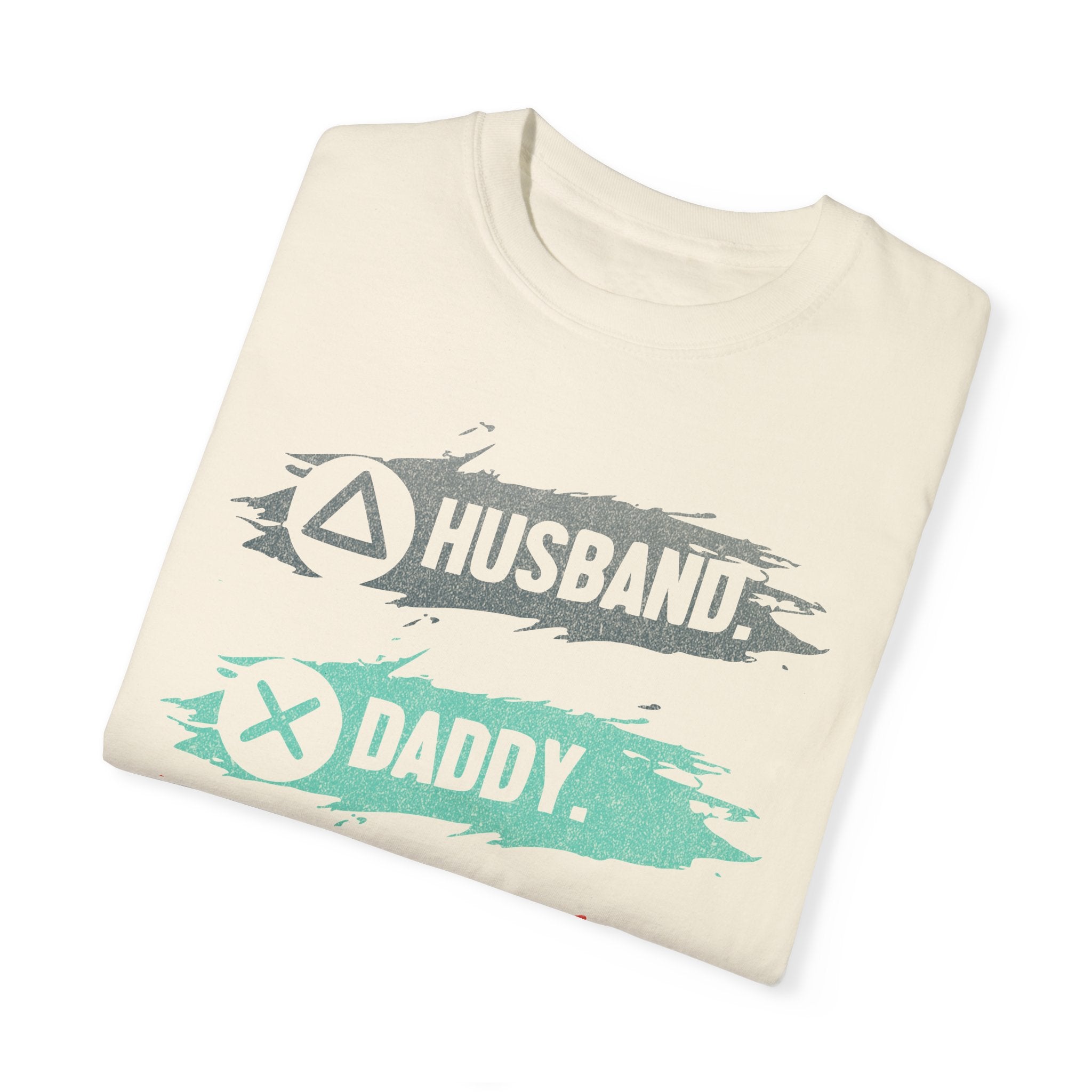Husband Daddy Gamer Hero Funny Dad Gamer T-shirt
