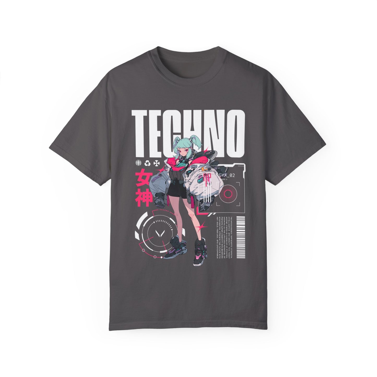 Techno Anime Girl T-shirt