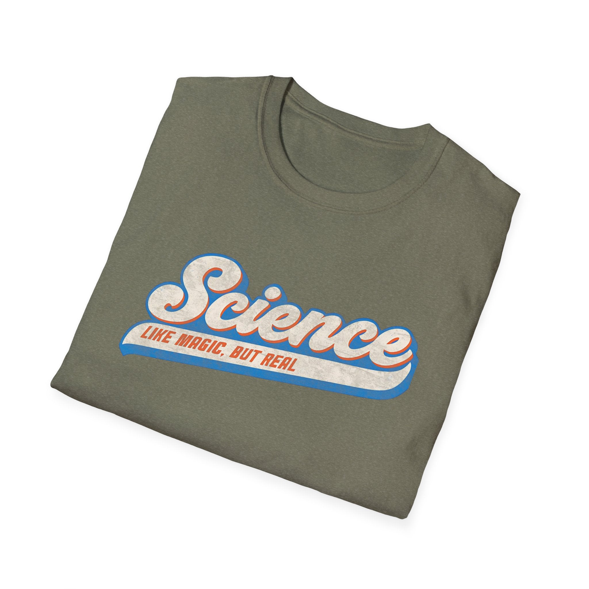 Funny Retro Science Like Magic but Real Vintage Science T-Shirt