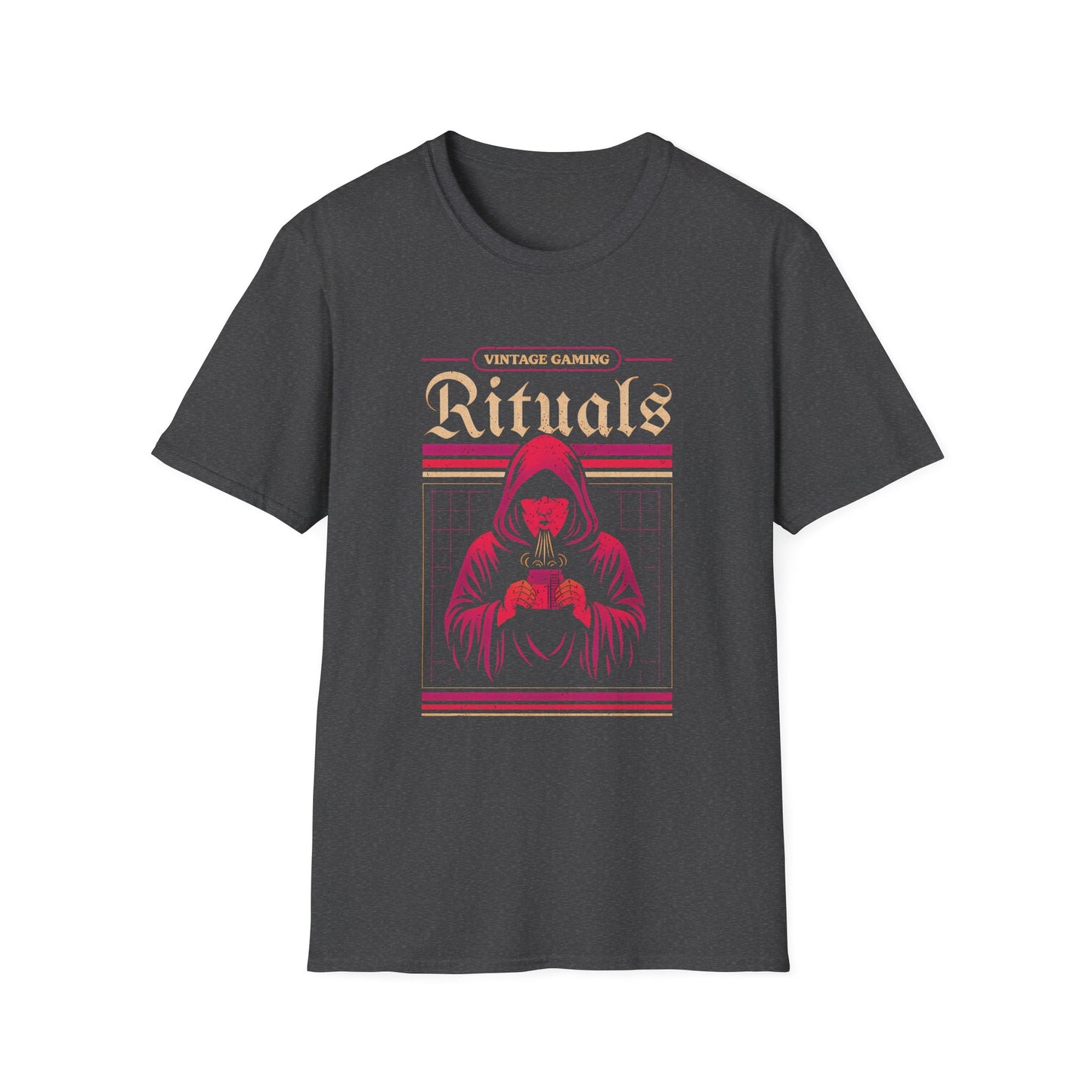 Vintage Gaming Rituals Retro Old School Gamer T-Shirt