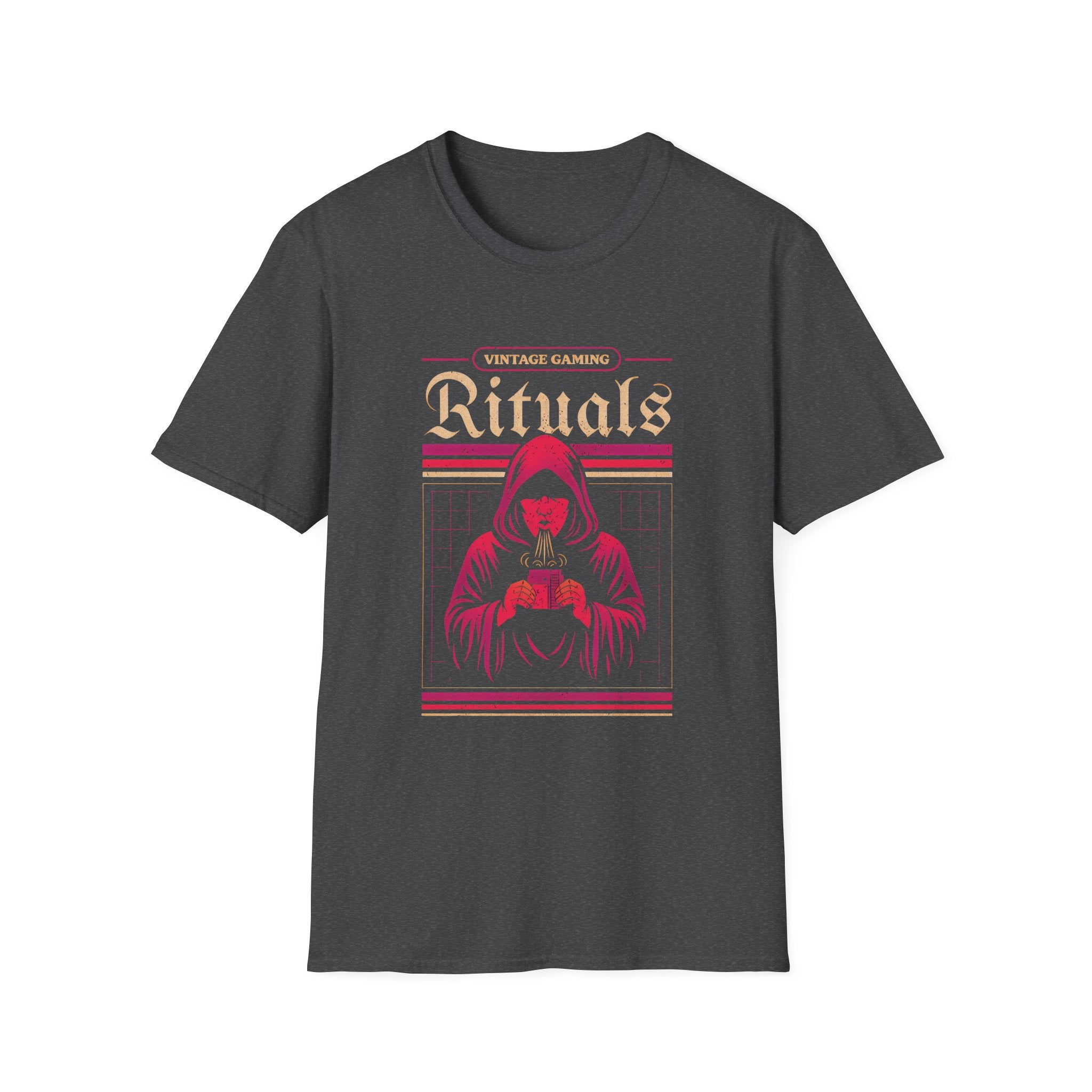 Vintage Gaming Rituals Retro Old School Gamer T-Shirt