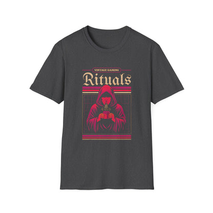 Vintage Gaming Rituals Retro Old School Gamer T-Shirt