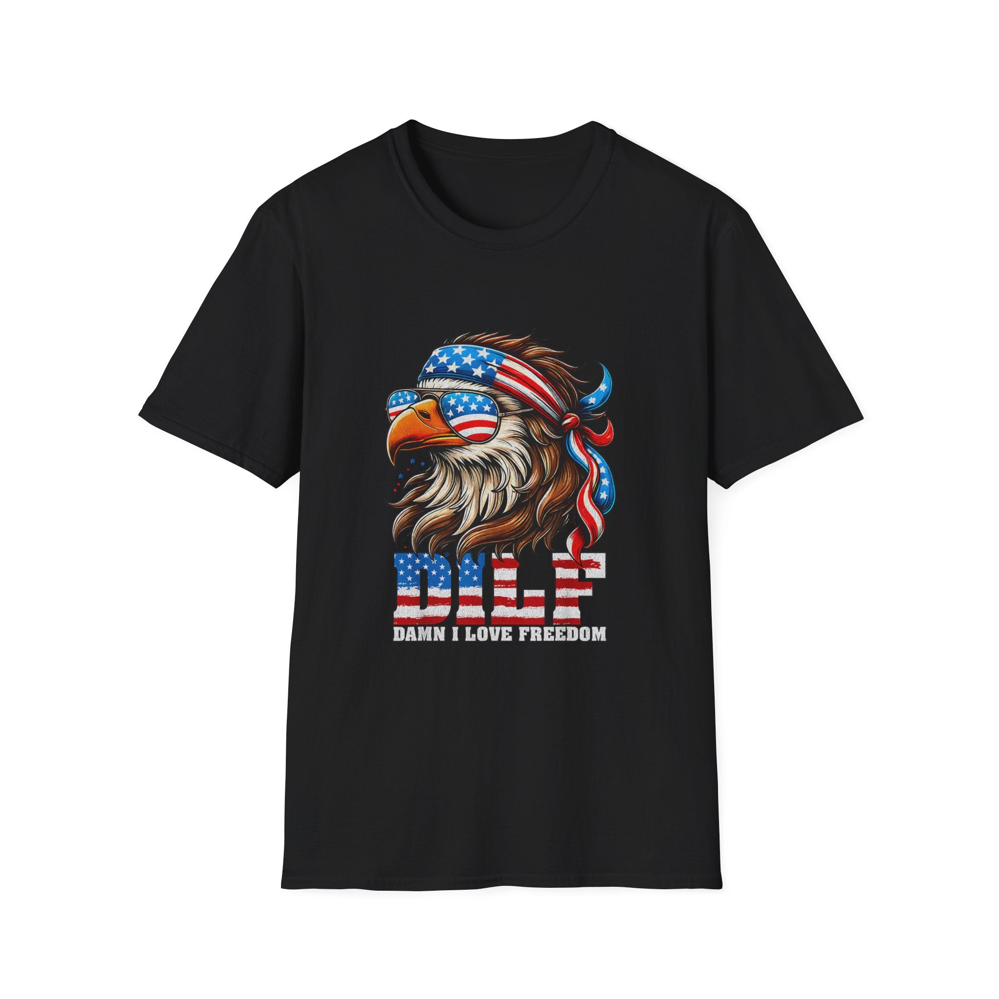 America Bald Eagle MILF – Man I Love Freedom USA 4th of July T-shirt