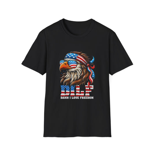 America Bald Eagle MILF – Man I Love Freedom USA 4th of July T-shirt