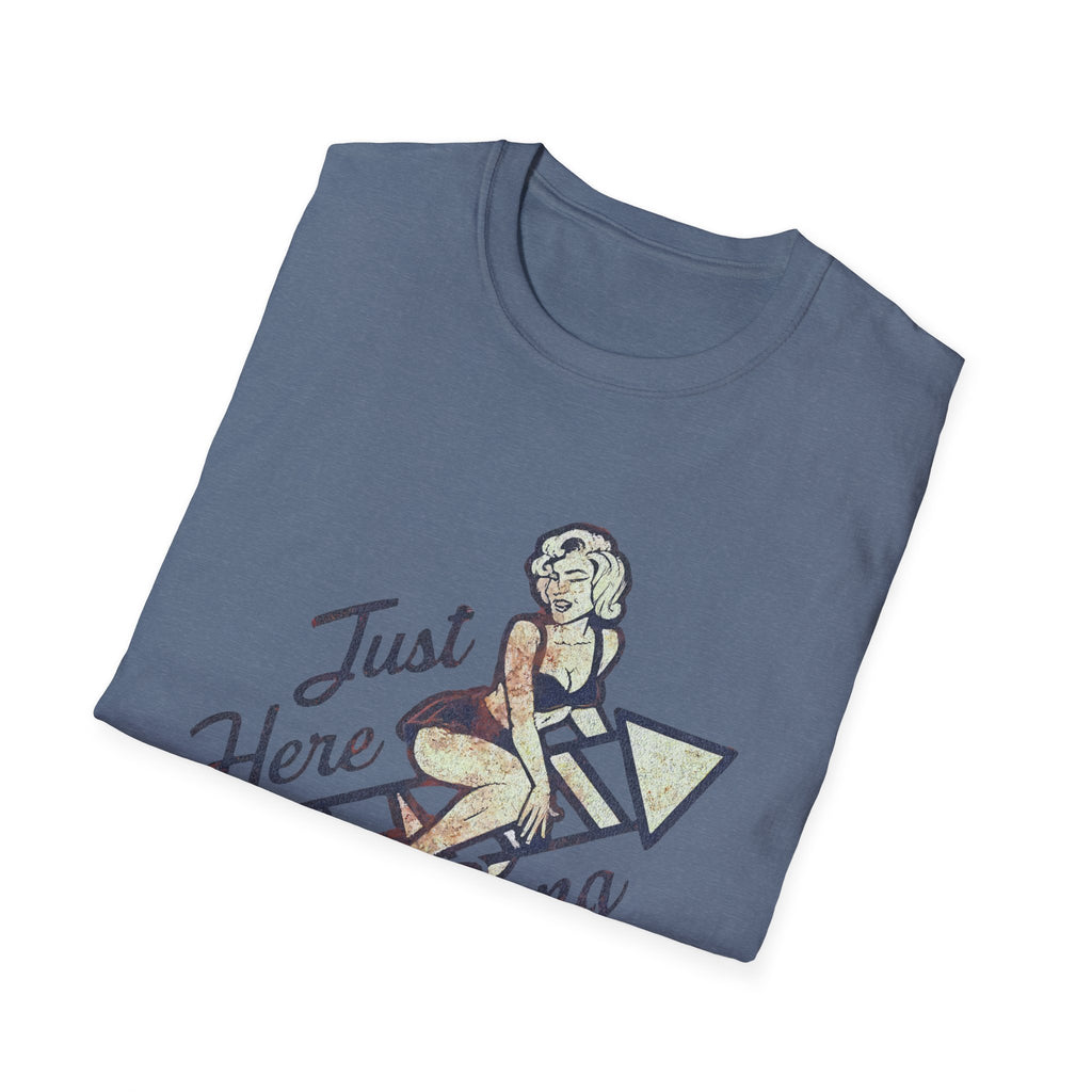 Just Here to Bang Firecrackers 4th of July Adult T-shirt