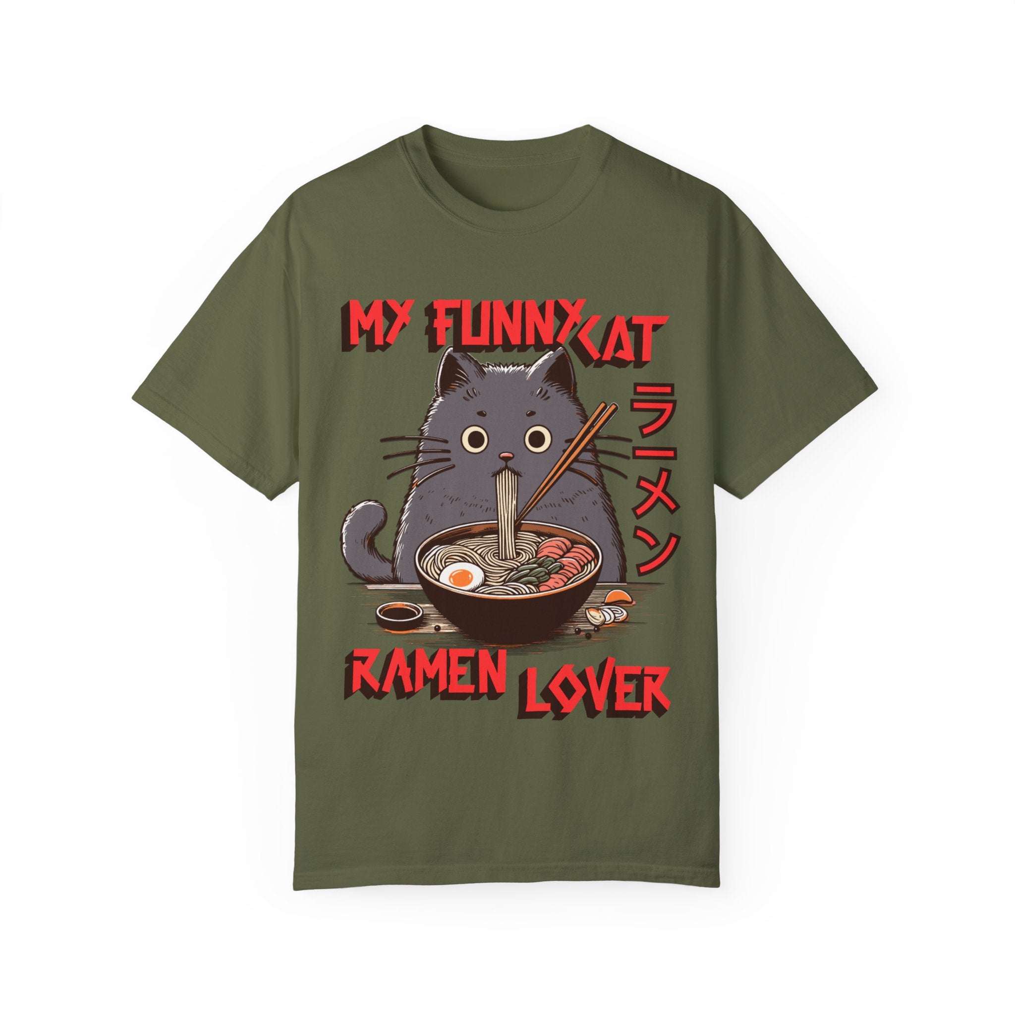 My Funny Cat Ramen Anime Lover T-shirt