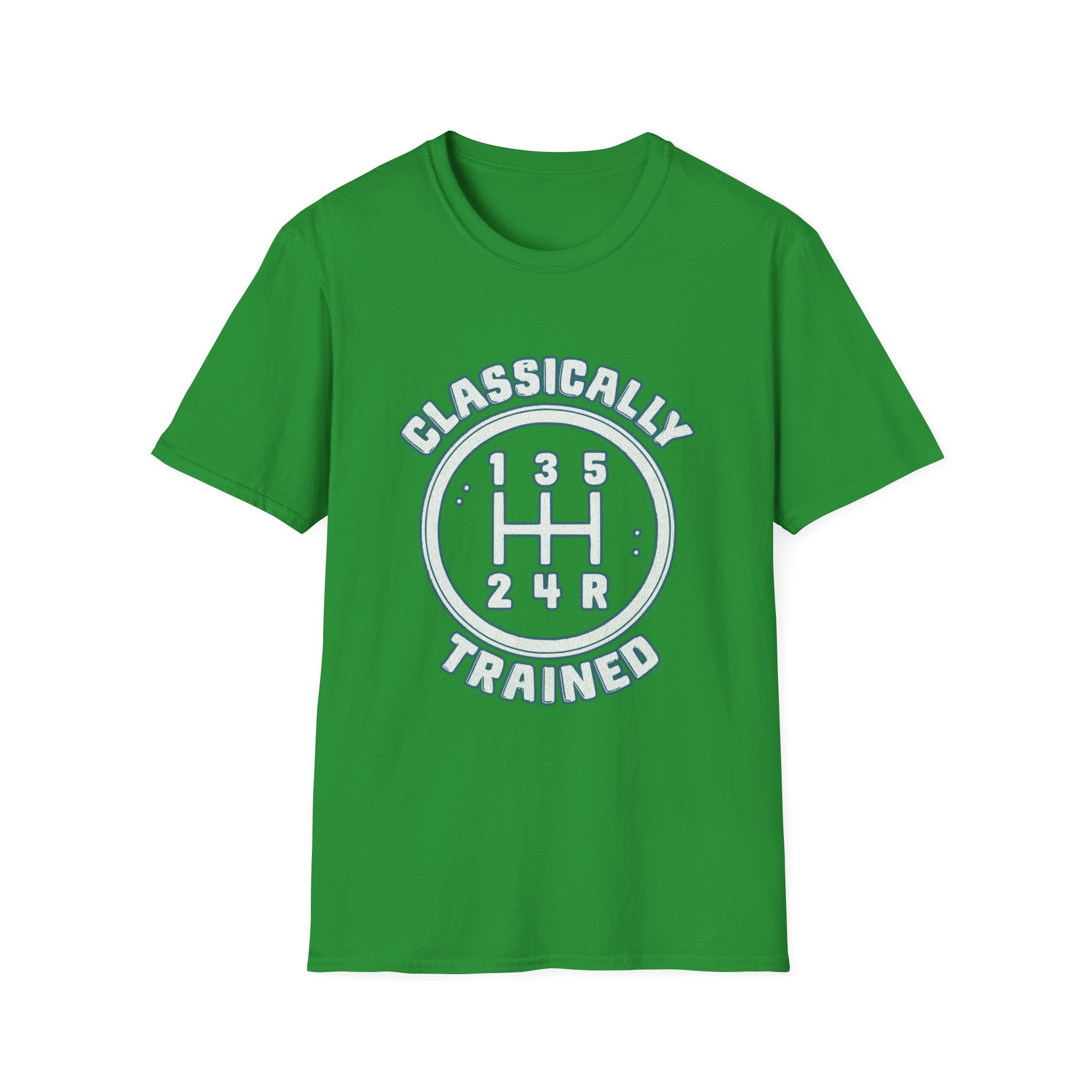 Classically Trained Stick Shift Hot Rod Gearhead Vintage Car T-Shirt