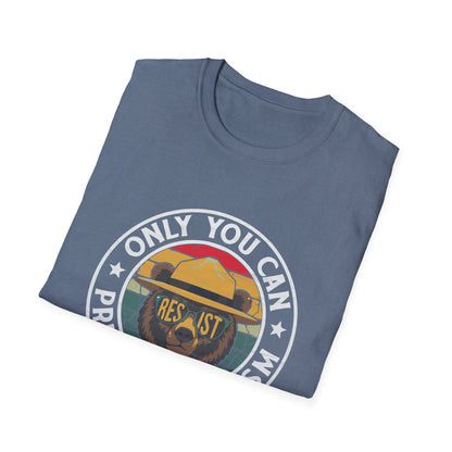 Only You Can Prevent Fascism Funny Resist USA Democracy T-Shirt