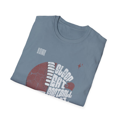 Eat Sleep Football Repeat Football Game Day T-Shirt