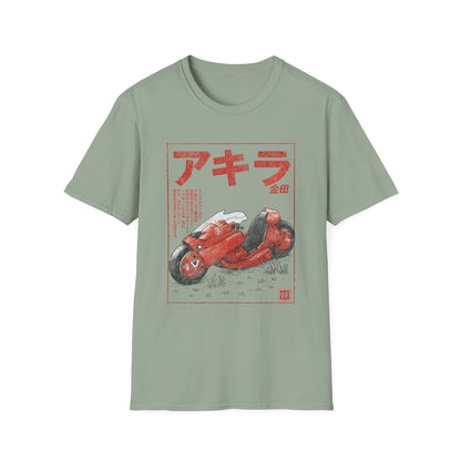 Akira Sumi-e Bike Japanese Manga Cyberpunk T-Shirt