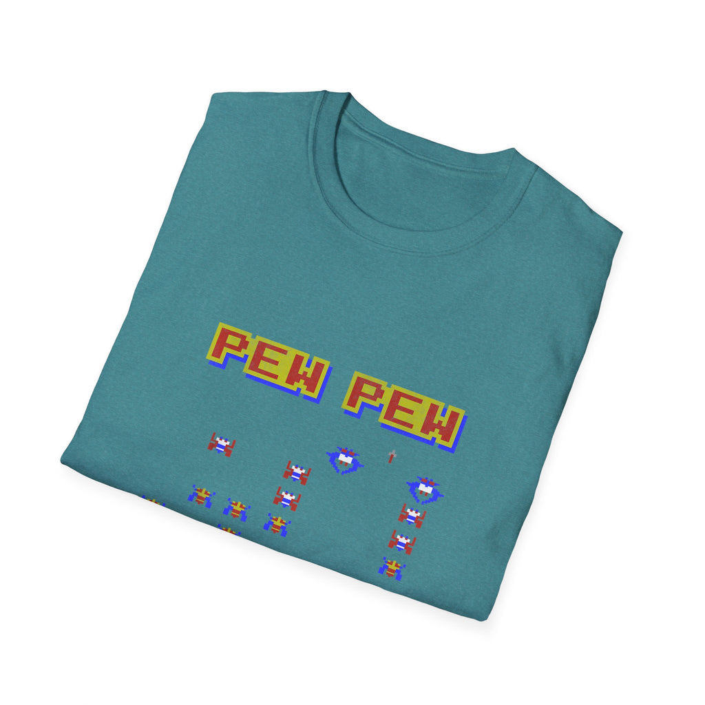 PEW PEW Retro Video Game Vintage Gaming Gamer T-Shirt