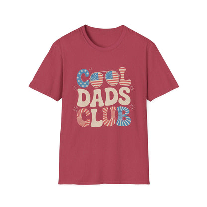 USA 4th of July Cool Dads Club America Father's Day T-shirt