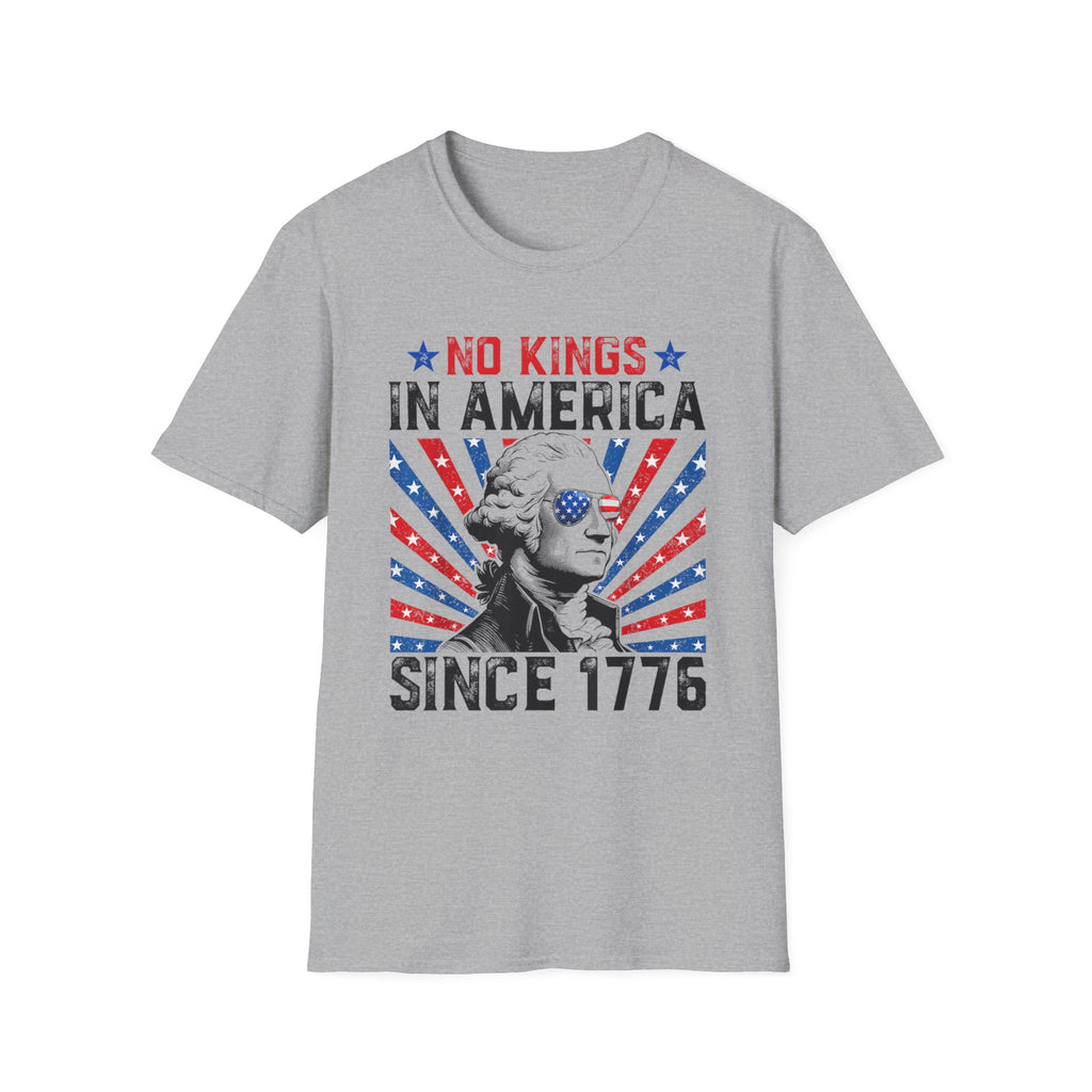 4th of July America Democracy No Kings Since 1776 T-Shirt