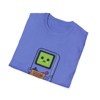 Seeking Work Funny Unemployed Retro Gamer T-Shirt