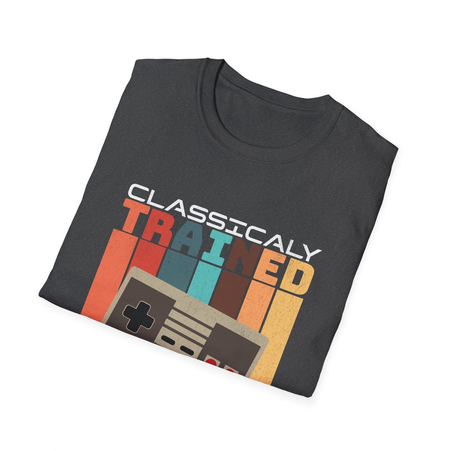 Retro Classically Trained on 8-Bit Quests Gamer T-Shirt