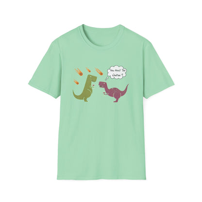 Funny T-Rex How About This Weather? Dino Puns T-Shirt