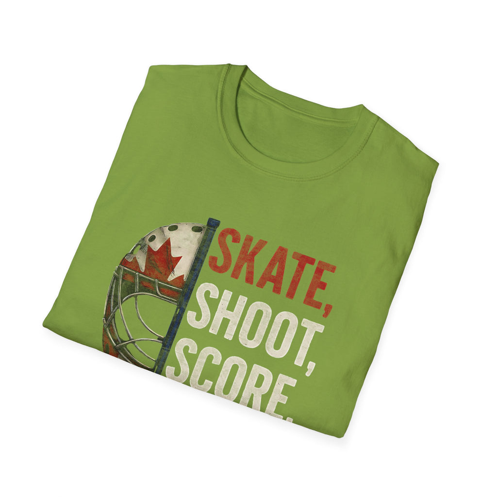 Hockey Skate Shoot Score Hockey Canada T-Shirt