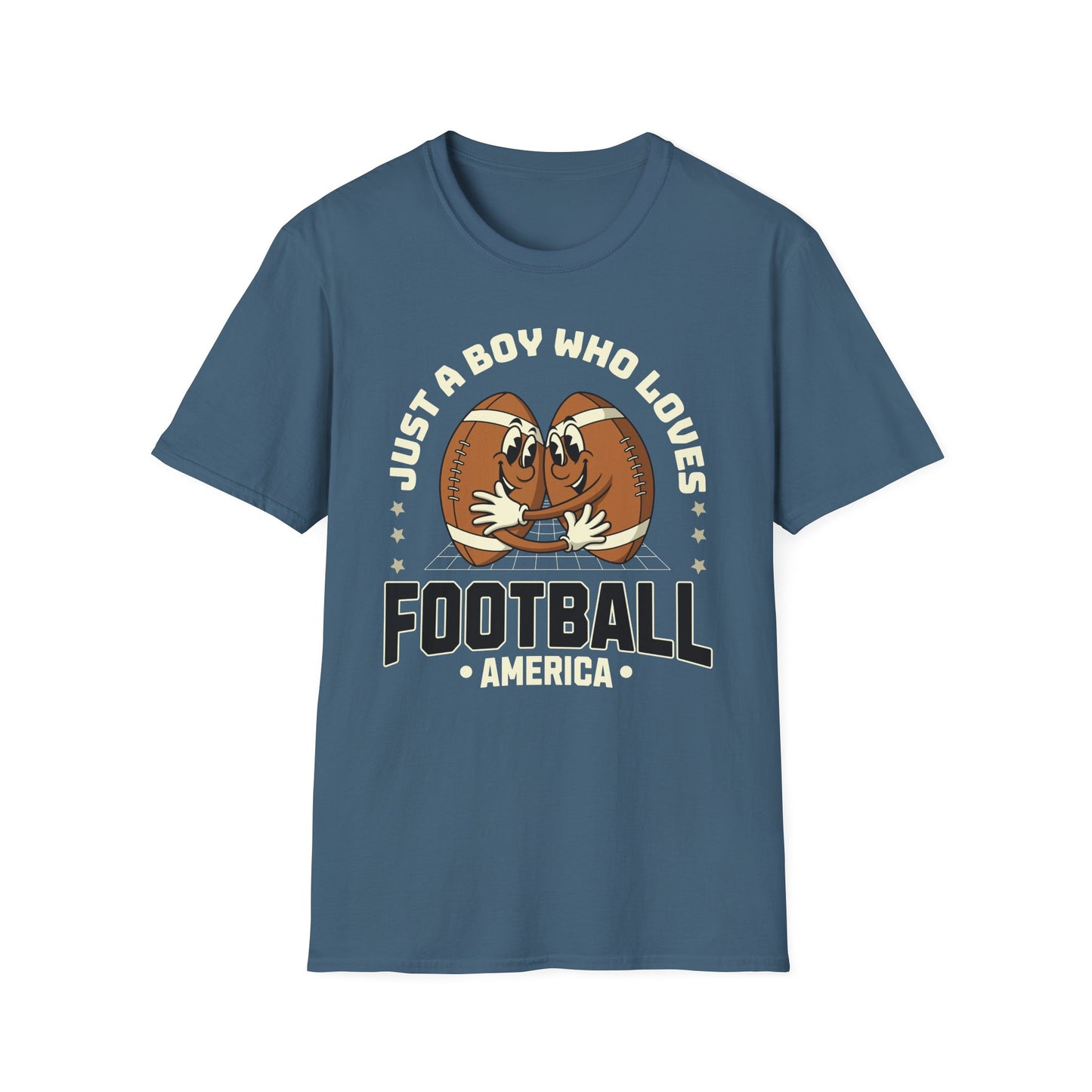 Just a Boy Who Loves Football Game Day T-Shirt