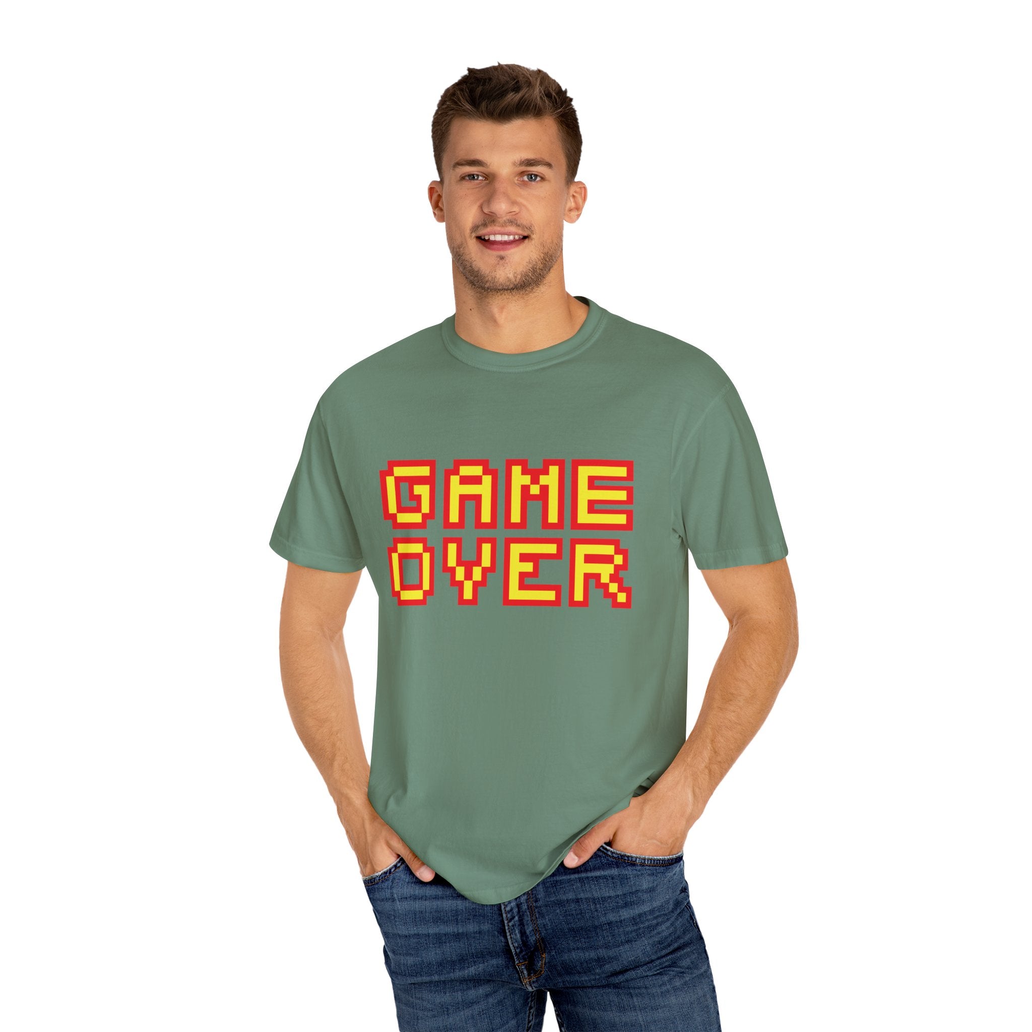 Funny Pixel Gamer Game Over T-shirt