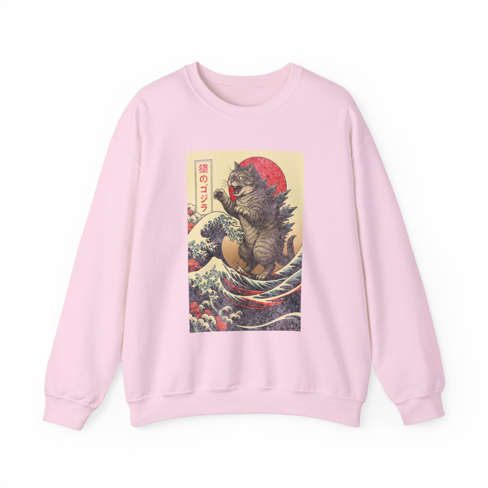 Tokyo Catzilla Japanese Anime Godzilla Cat Sweatshirt