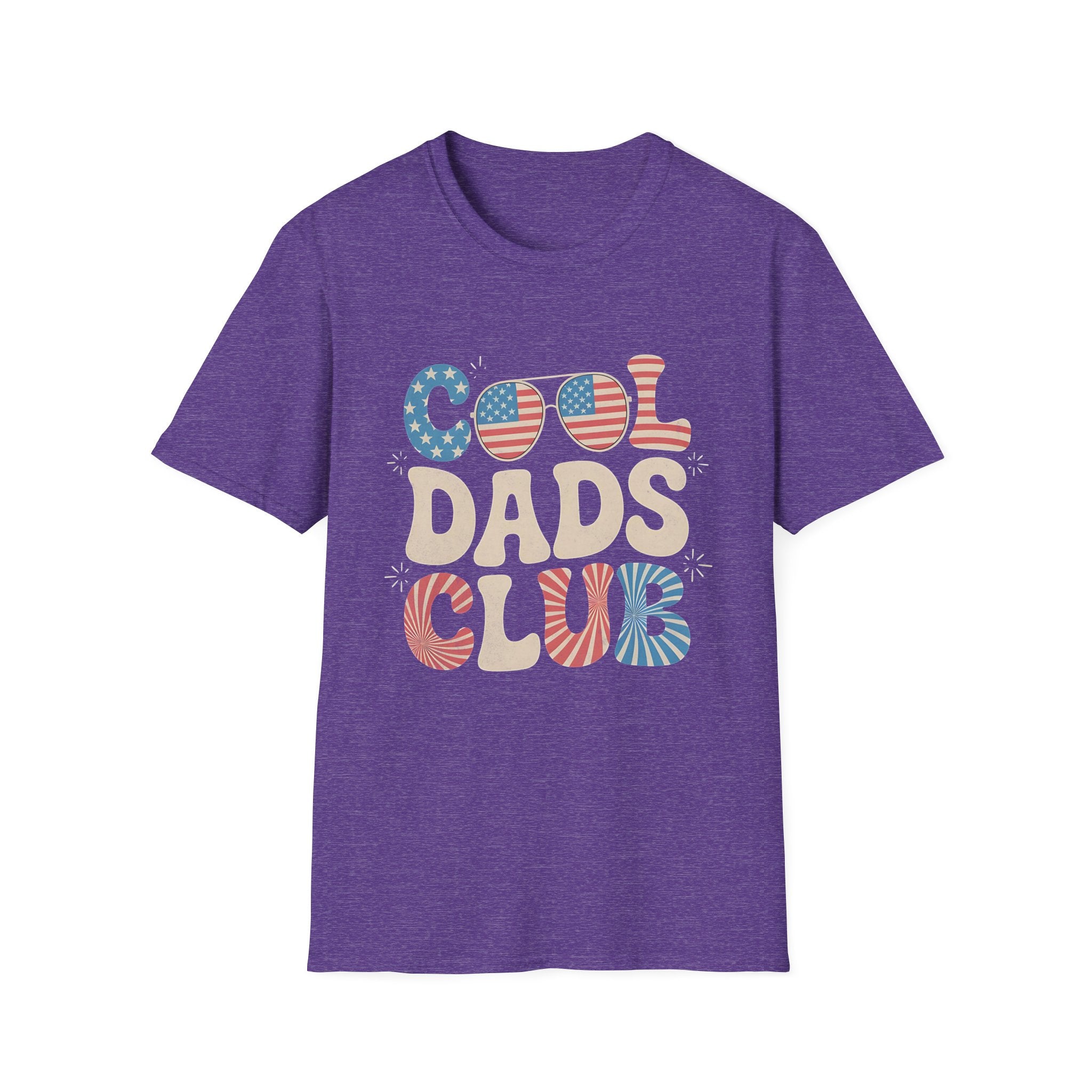 USA 4th of July Cool Dads Club America Father's Day T-shirt
