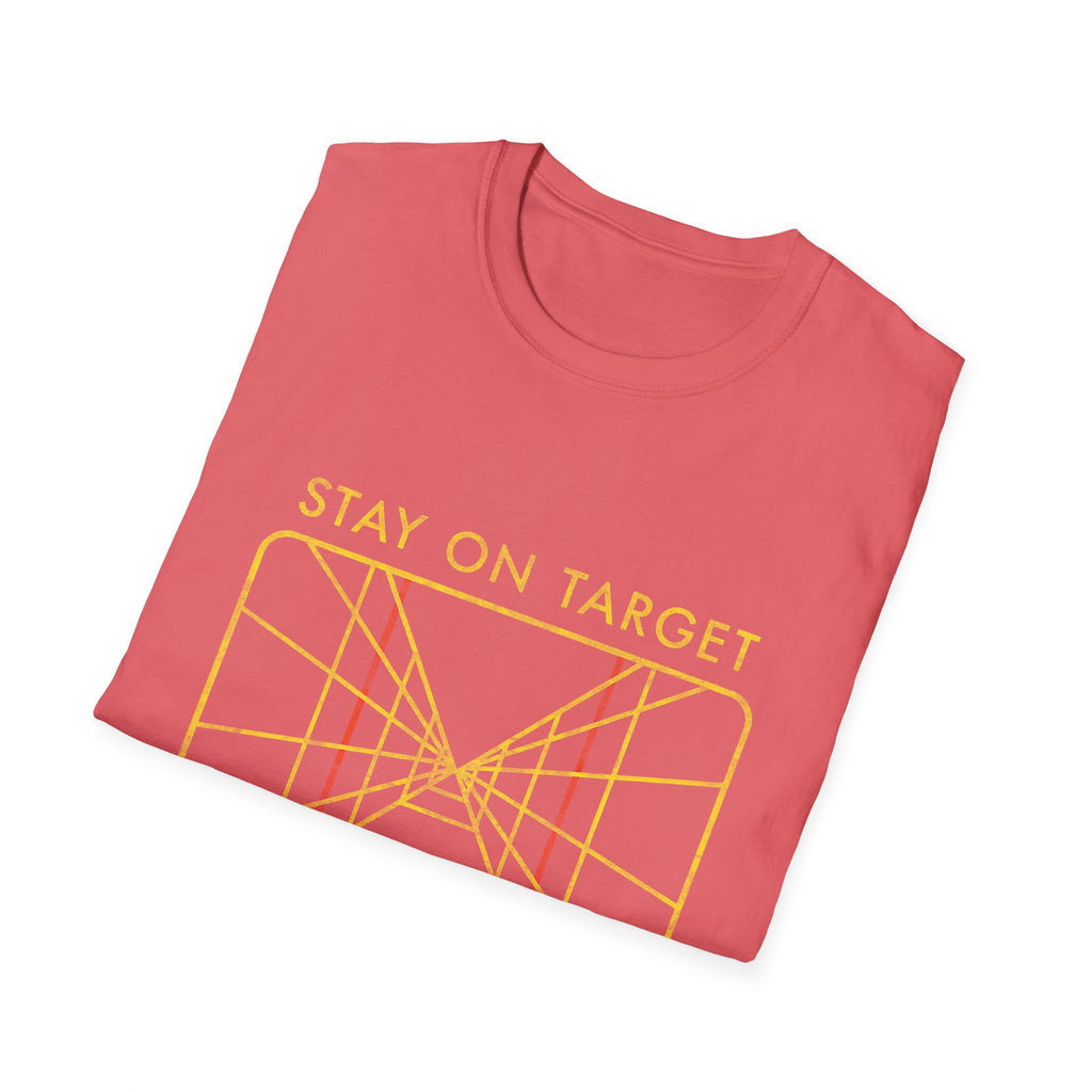 Funny Pop Culture Stay on Target Arcade Retro 80s T-shirt