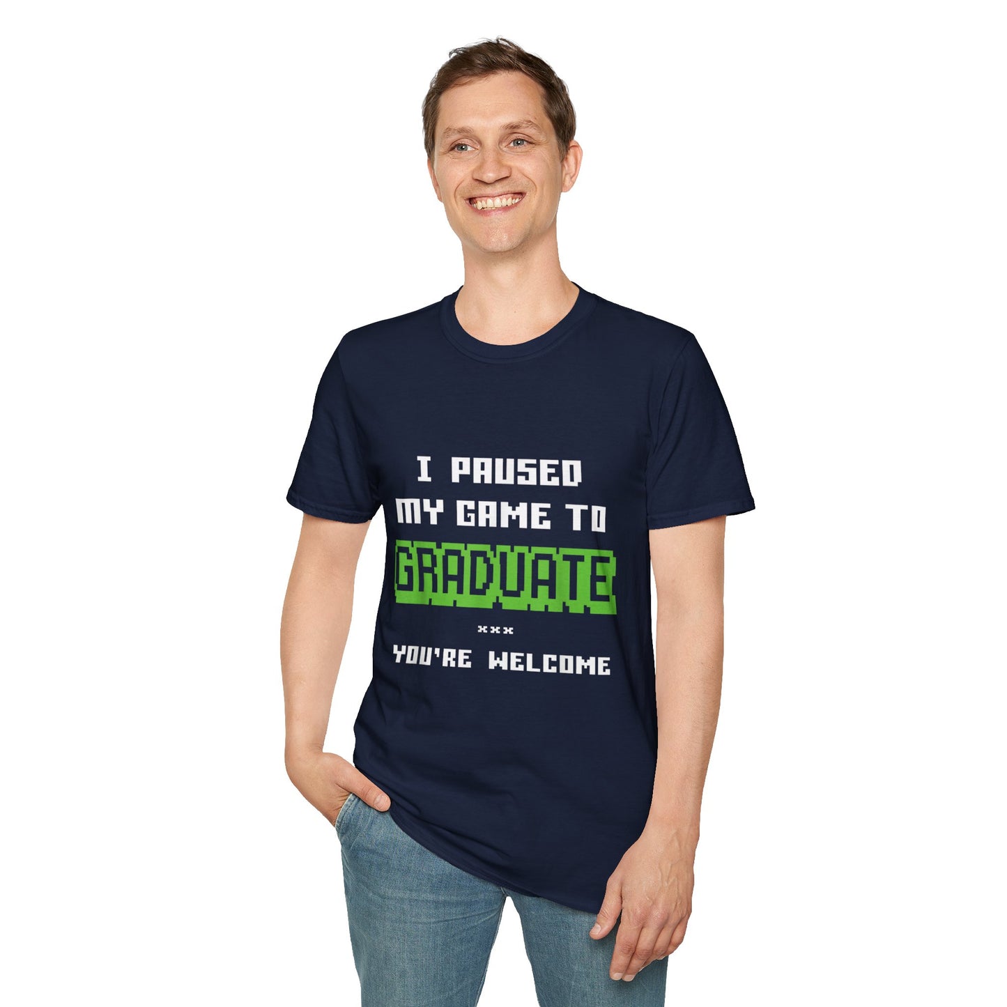 I Paused My Game to Graduate Gamer Graduation T-shirt