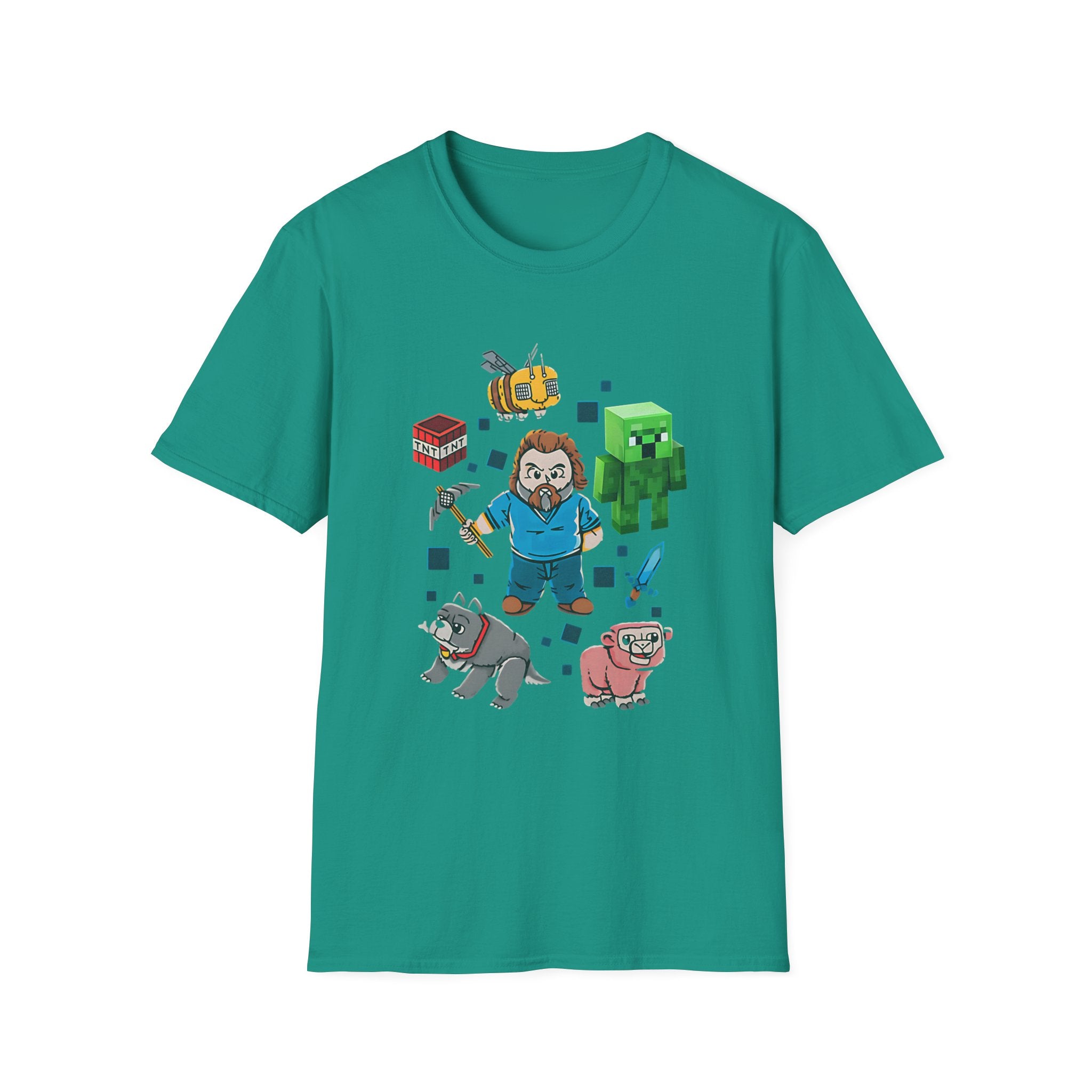 Pop Culture Mining & Crafting Funny Gaming T-Shirt